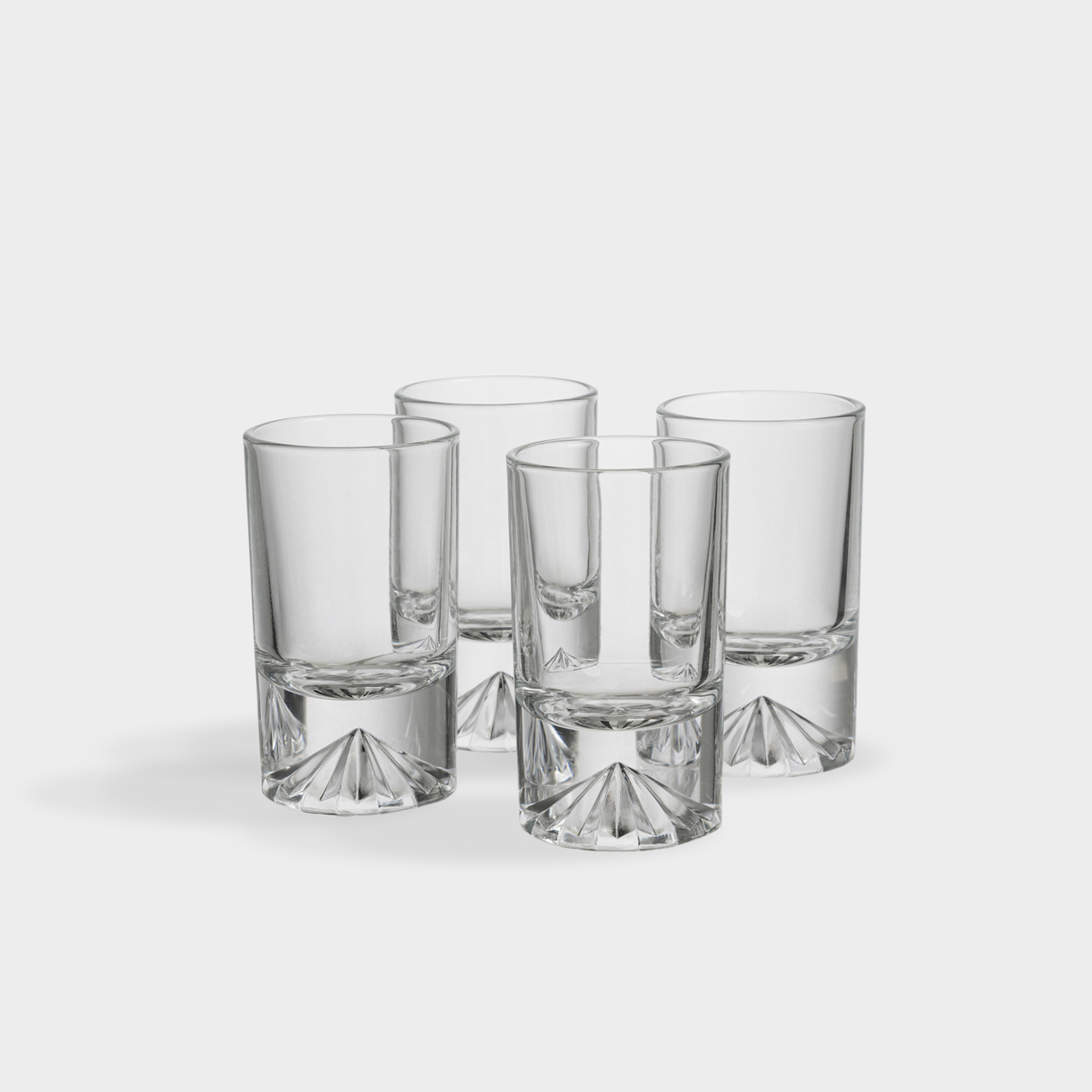 Drinking glass, 50 ml, 4 pcs, glass, Acme