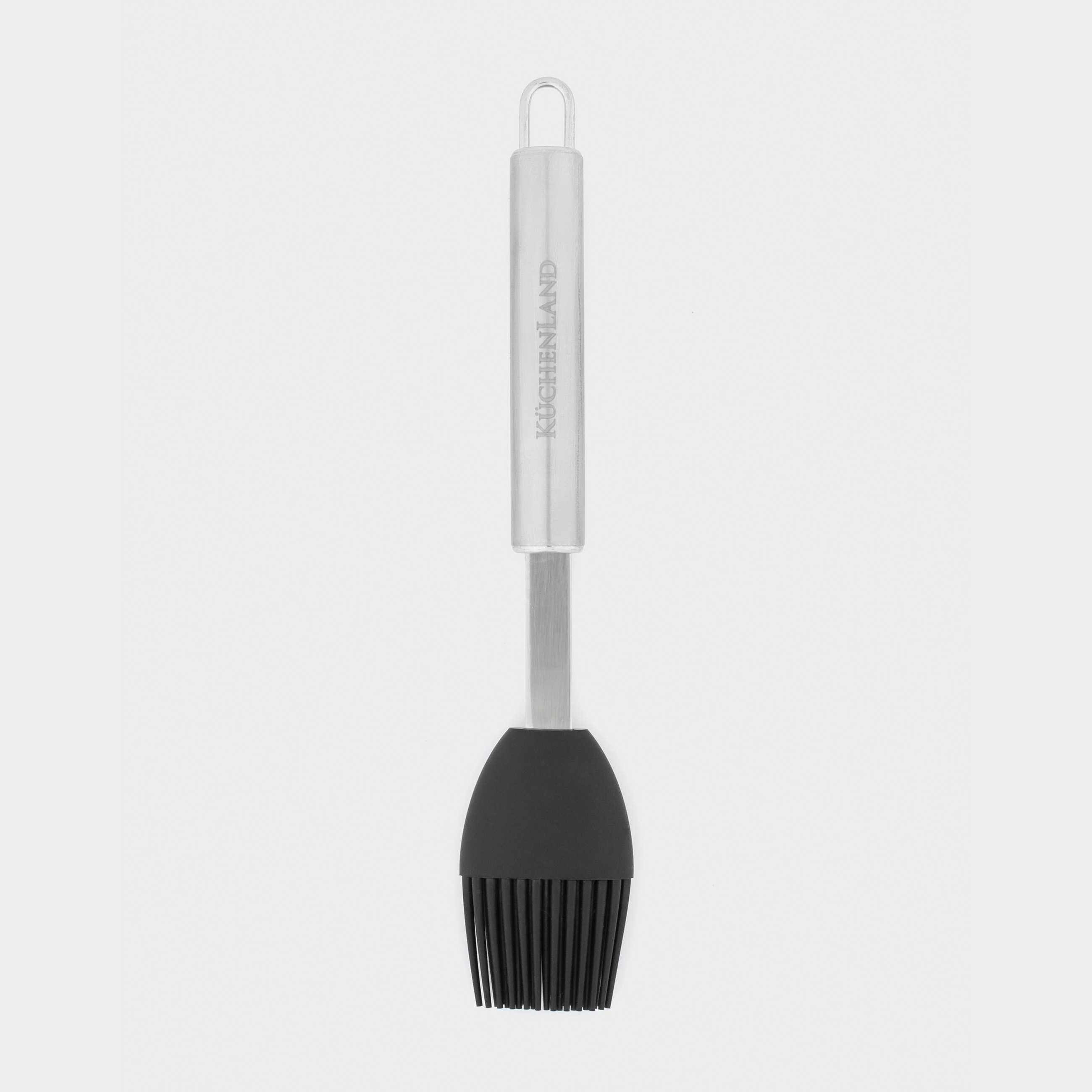 Cooking brush, 23 cm, silicone / steel, black, Spiro