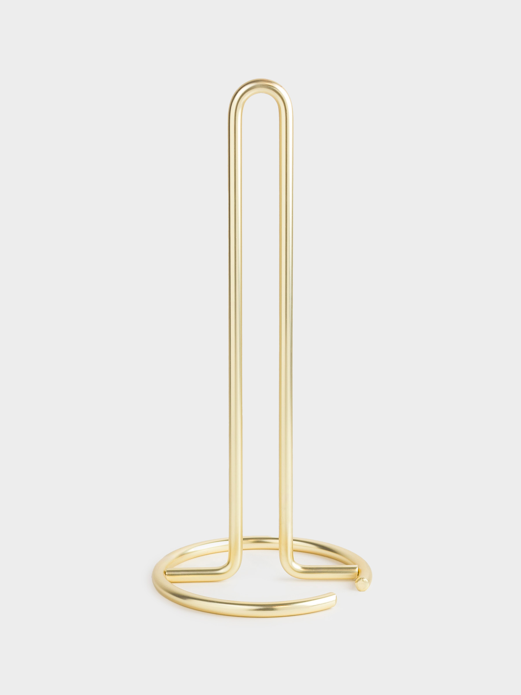 Paper towel holder, 31 cm, metal, golden, Classic gold, image-1