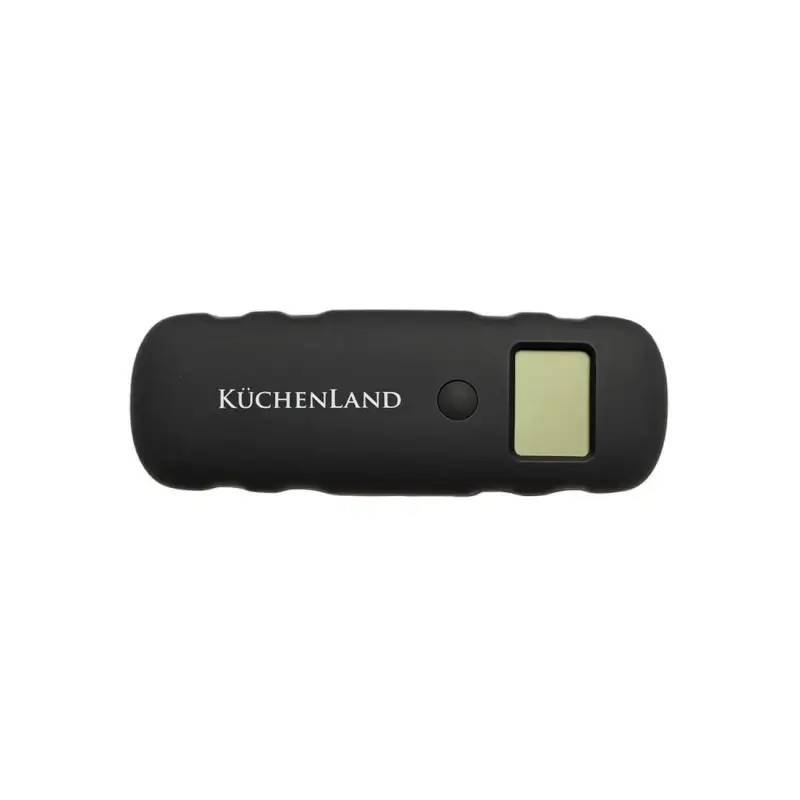 Luggage scale, 12 cm, electronic, plastic, black, Travel