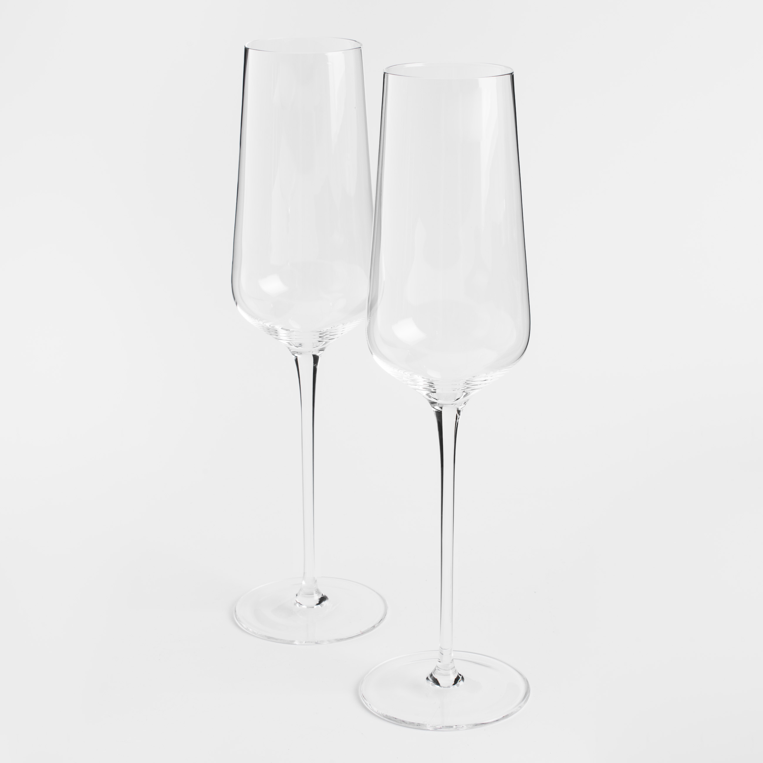 Champagne glass, 300 ml, 2 pcs, crystal glass, Ferentino, image-1