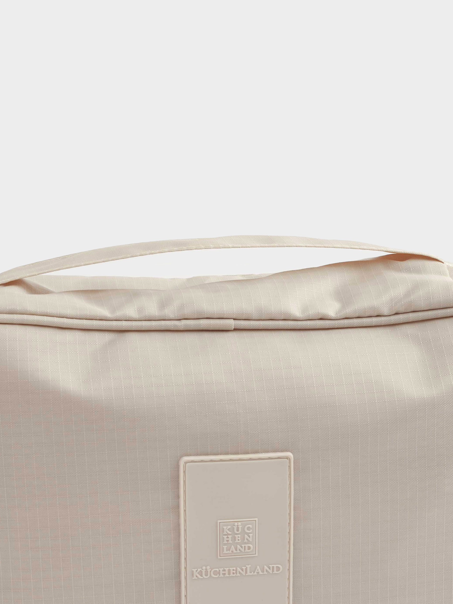Travel Cosmetic Bag, 27х18 cm, polyester, beige, Easy Travel