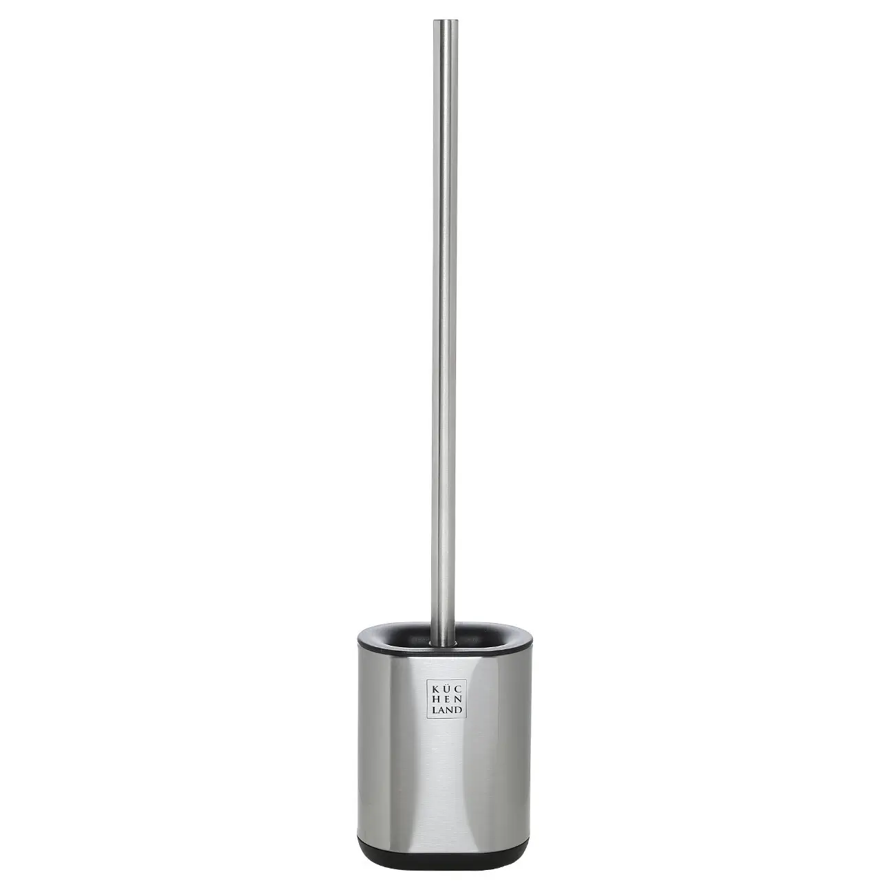 Toilet brush, 53 cm, with stand, rubber / steel, Antei, image-0