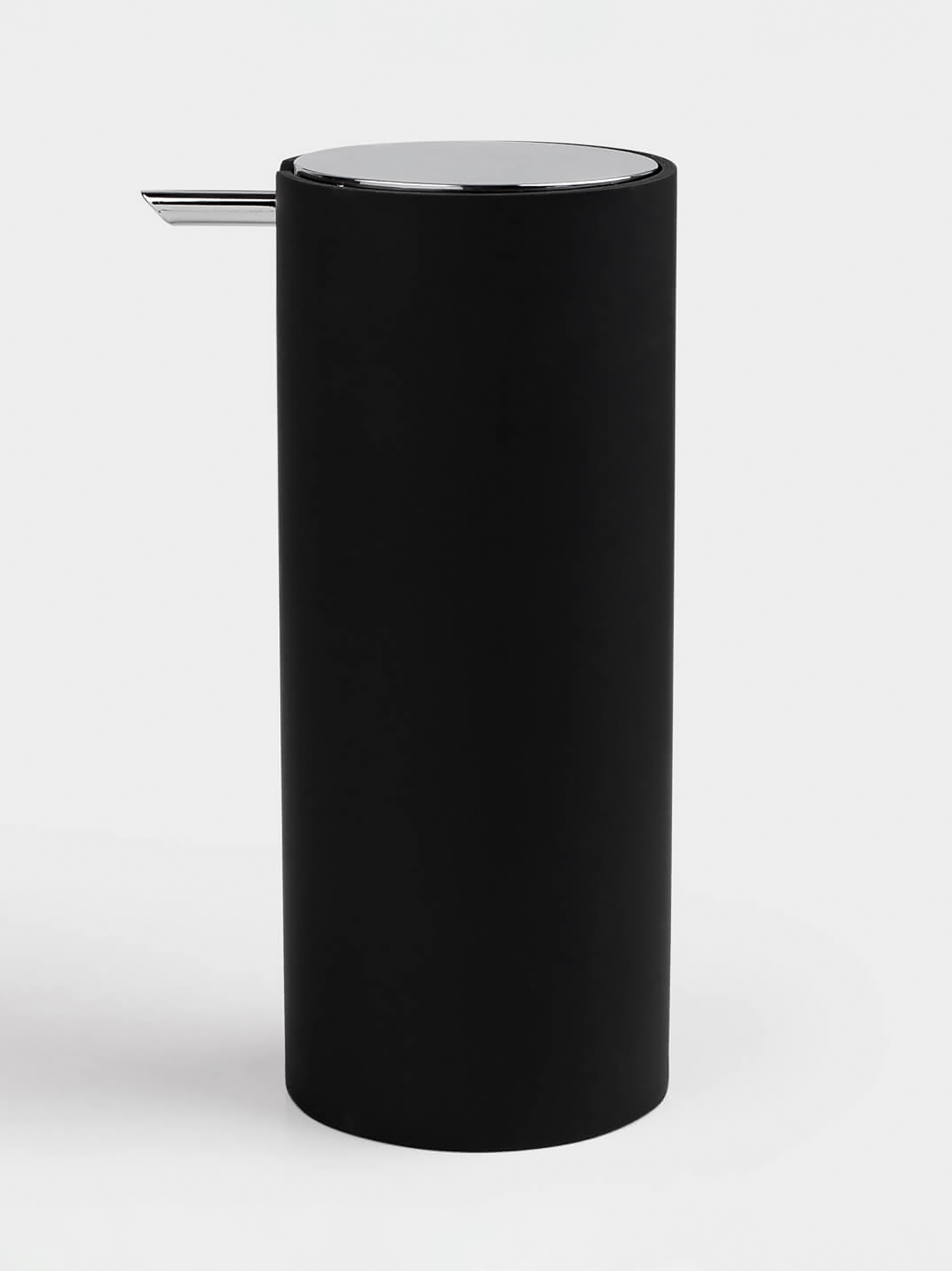 Liquid soap dispenser, 330 ml, plastic, black, Loft style