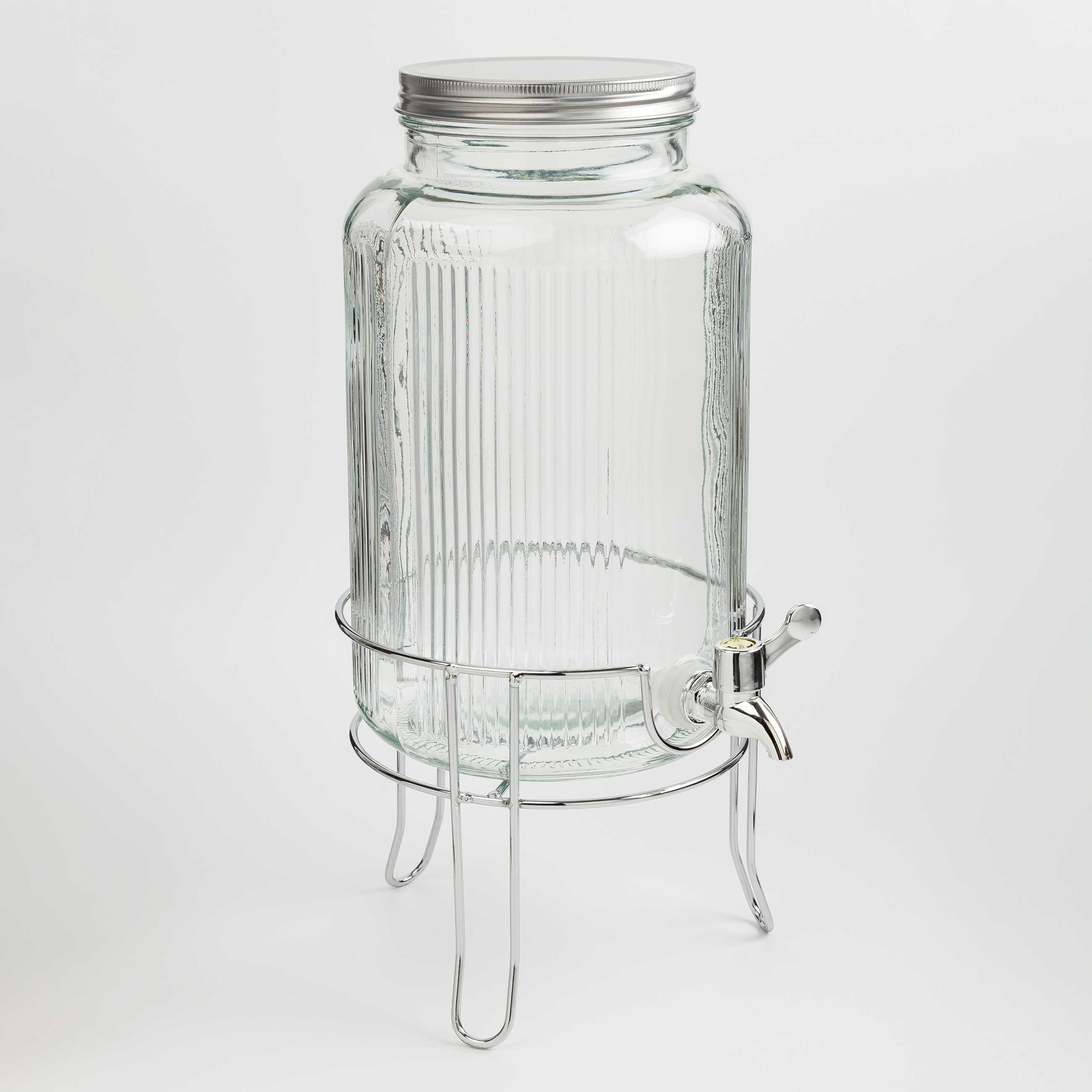 Beverage dispenser, 5,8 l, glass R / metal, Argos, image-0