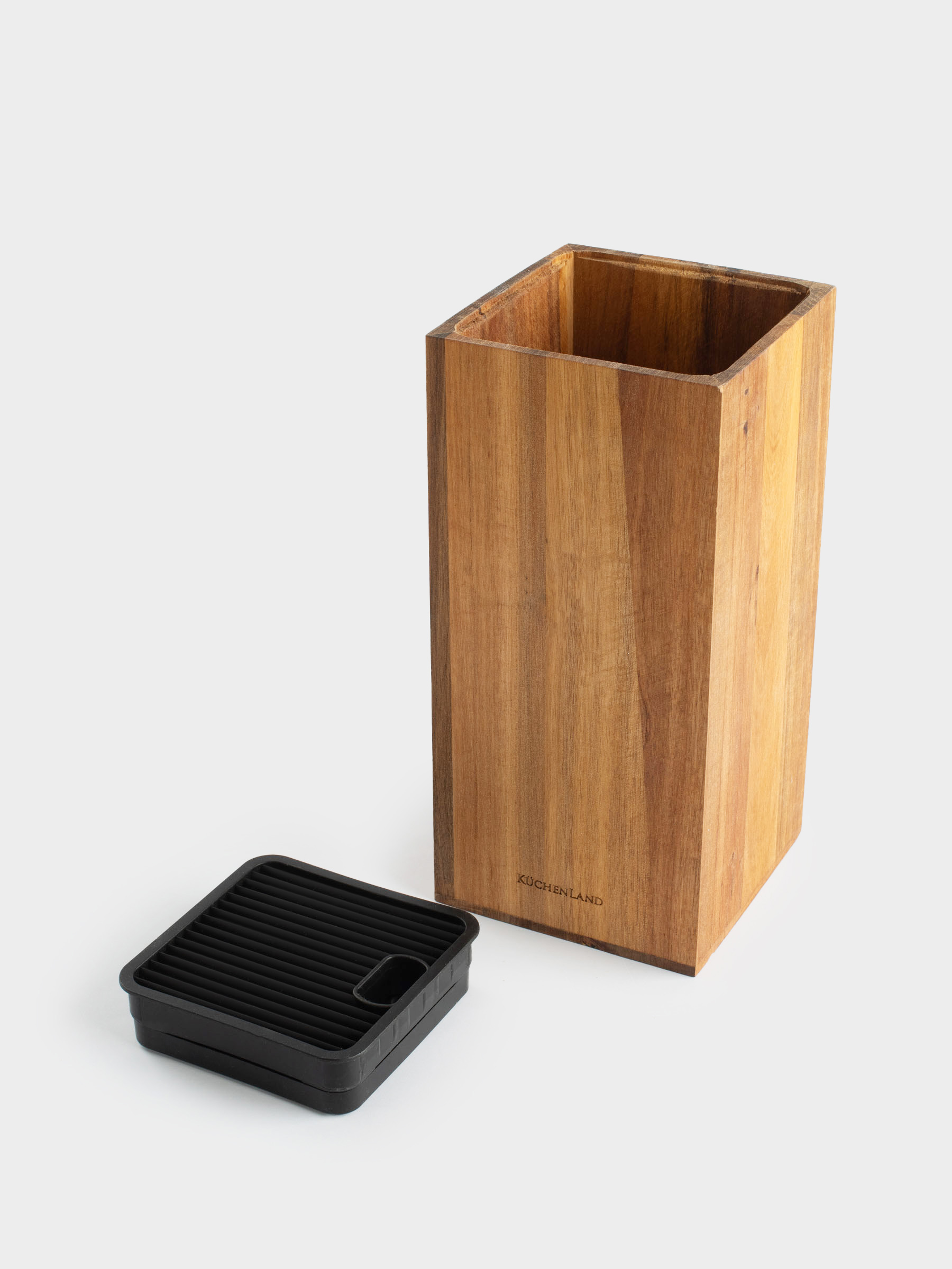 Knife stand, 23 cm, universal, wood / plastic, Noble tree, image-6