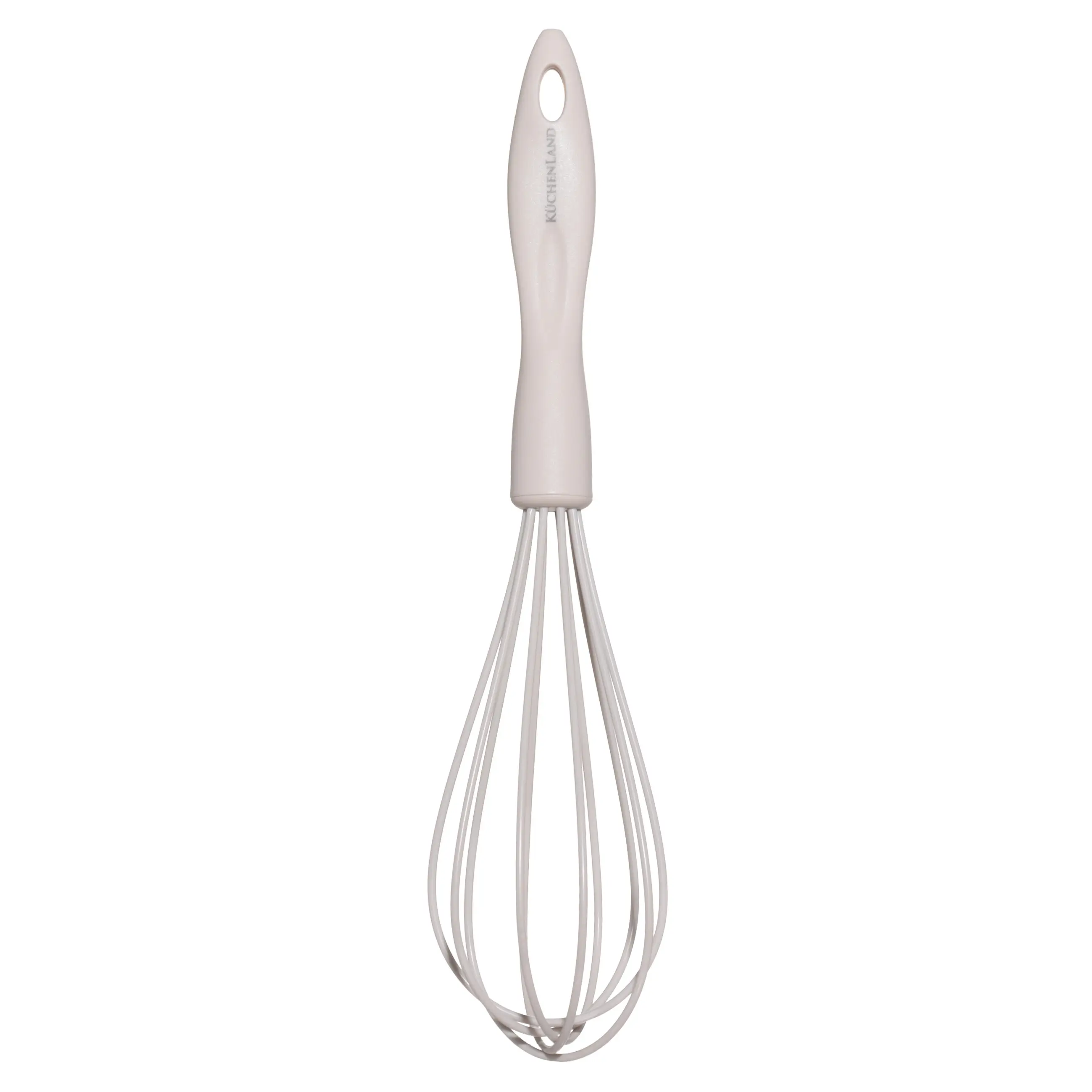 Whisk, 26 cm, silicone / plastic, beige, Benefit, image-0