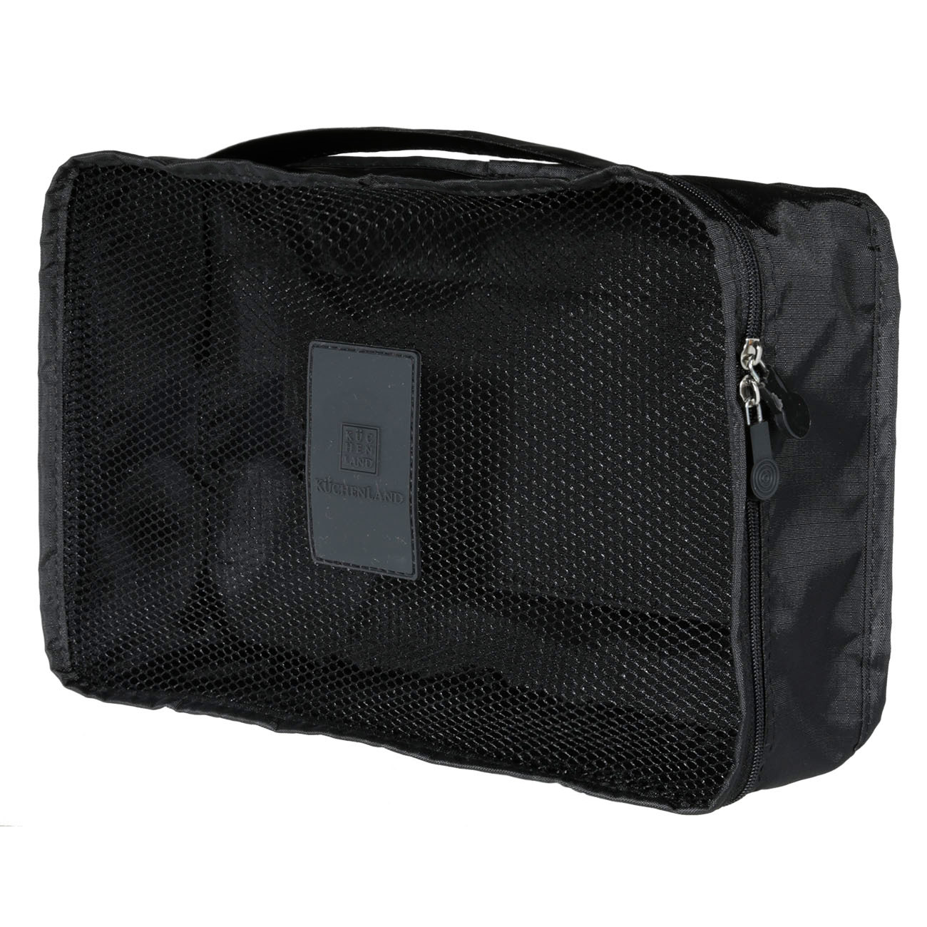 Travel Organizer Set, 3 pcs, Polyester, Black, Easy Travel