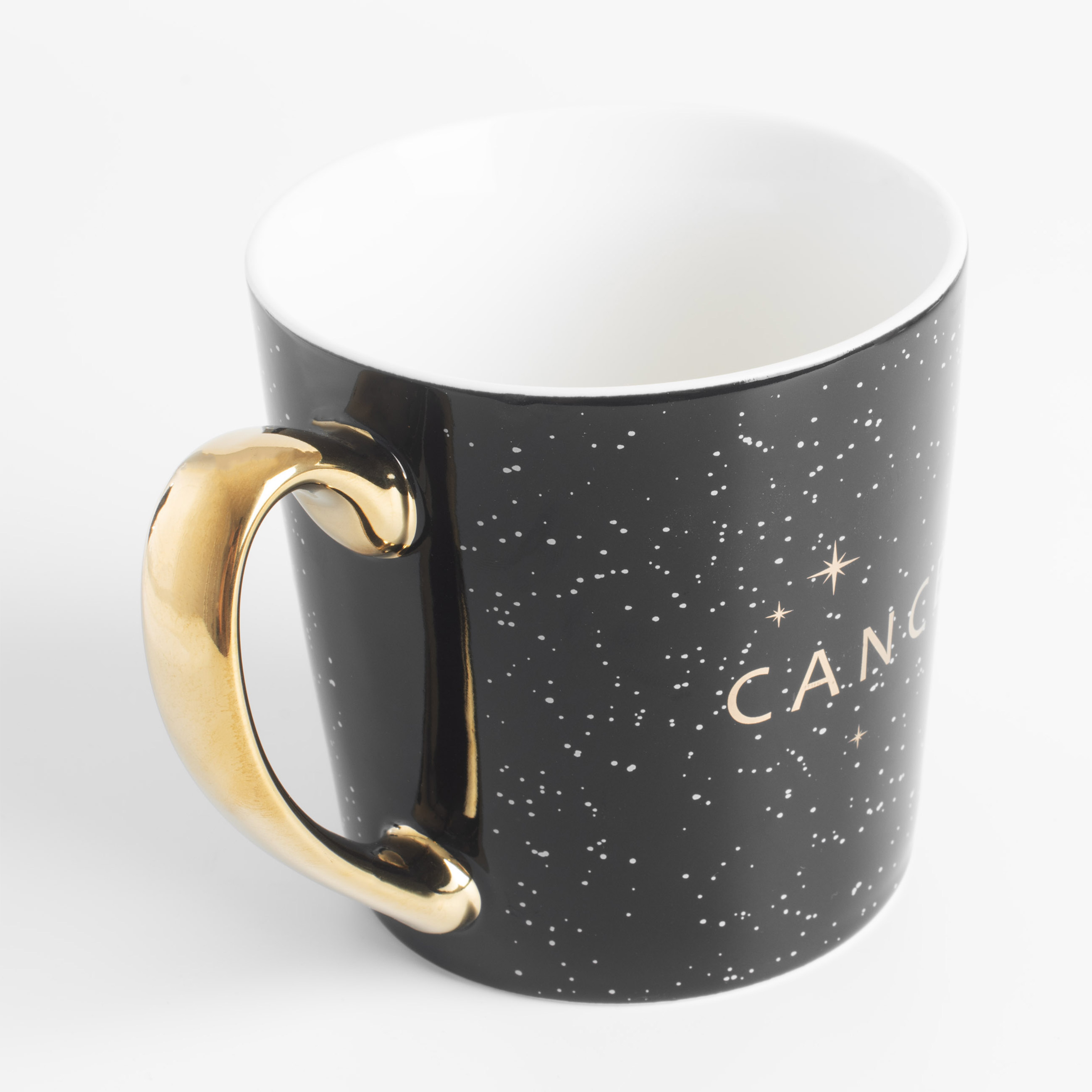 Mug, 500 ml, porcelain N, black, Cancer, Zodiac, image-1