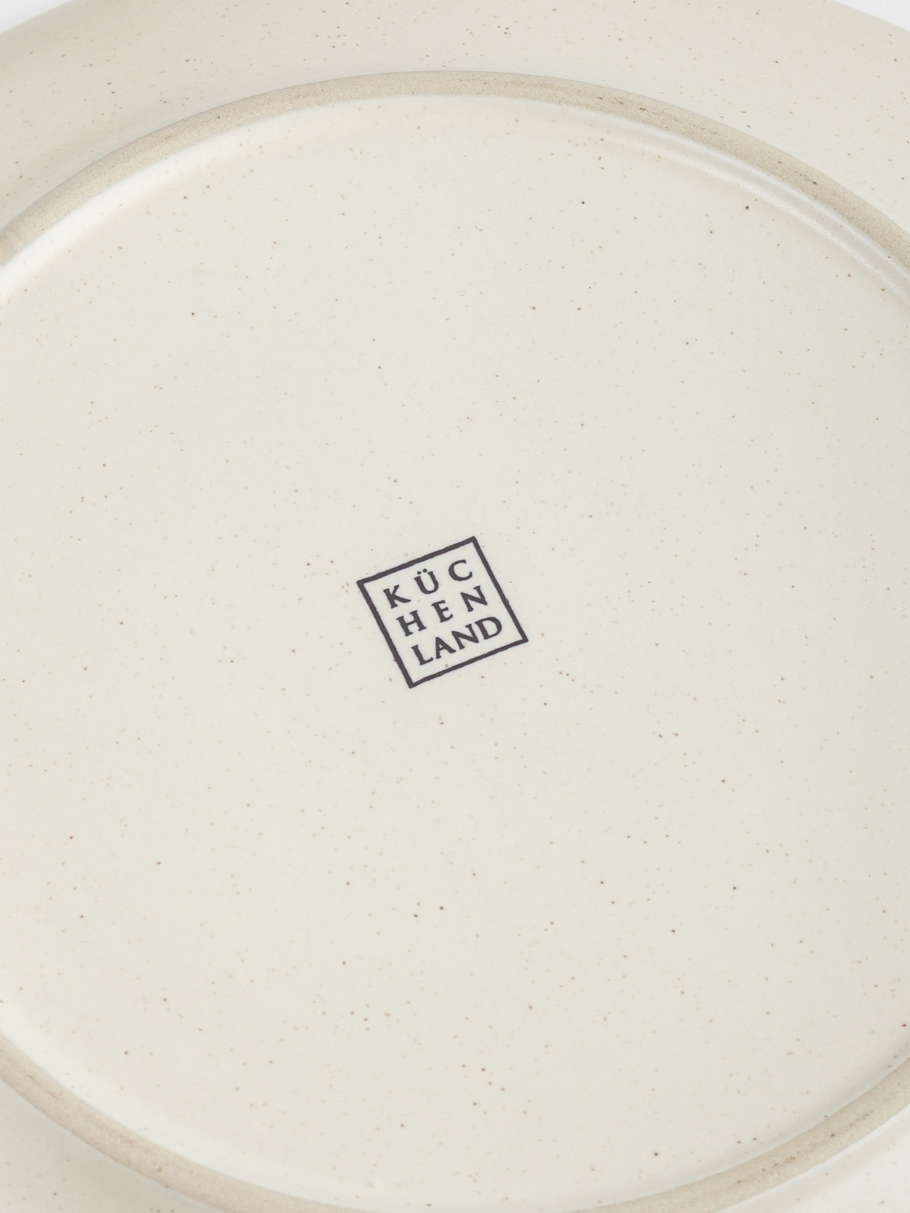Snack plate, 23 cm, ceramic, milky, Crumpled effect, Crumple creme, image-5