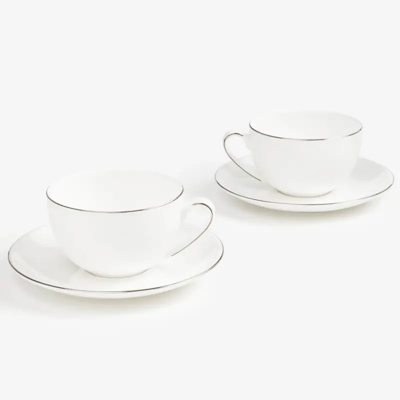 Tea pair, 2 pers, 4 pr, 250 ml, porcelain F, Antarctica
