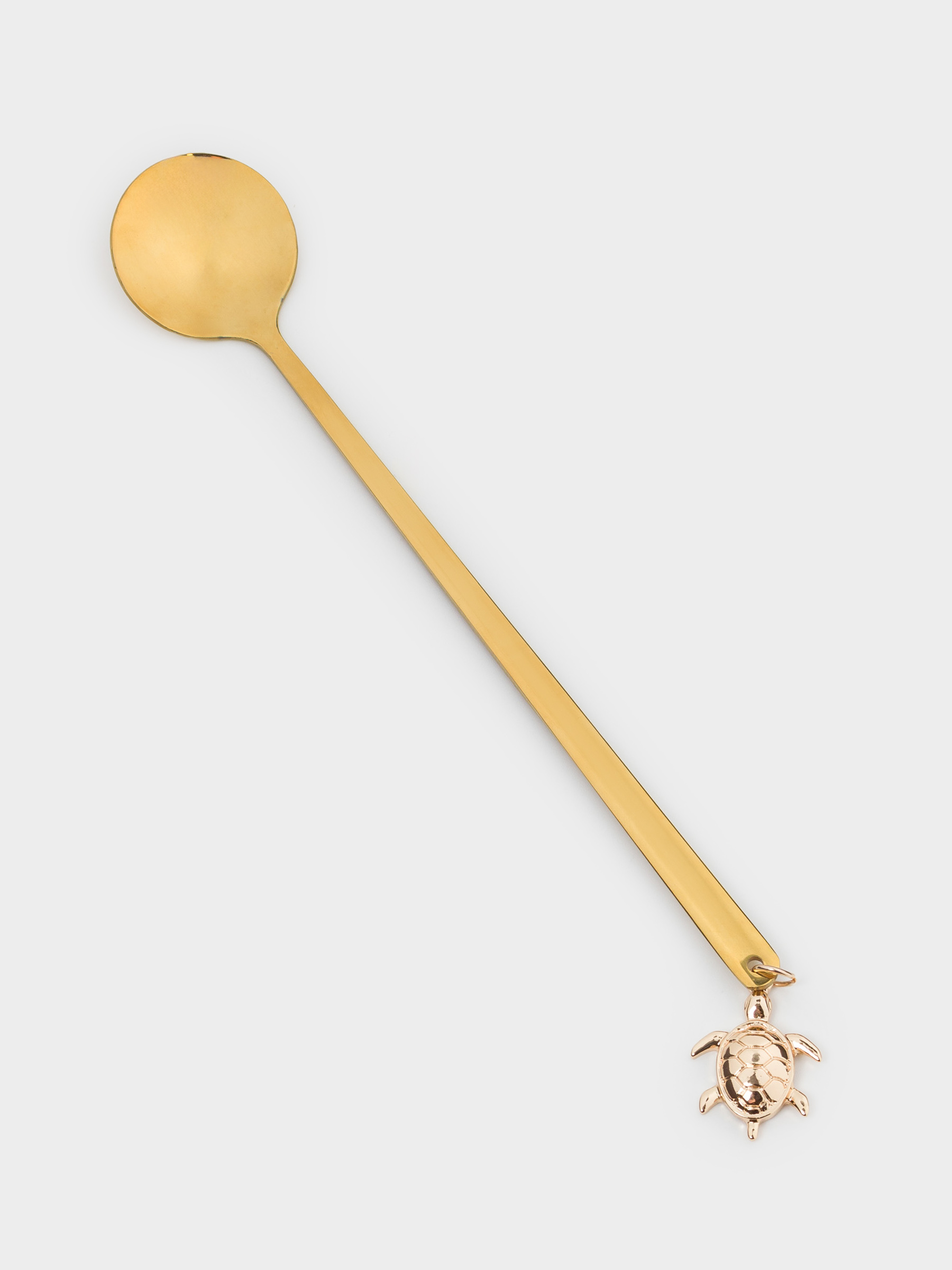 Dessert spoon, 19 cm, steel, golden, Turtle, Grand turtle, image-0