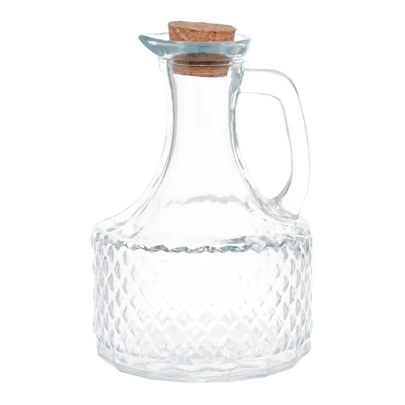 Oil or vinegar container, 400 ml, with handle, glass R / stopper, Naiad ,image-0