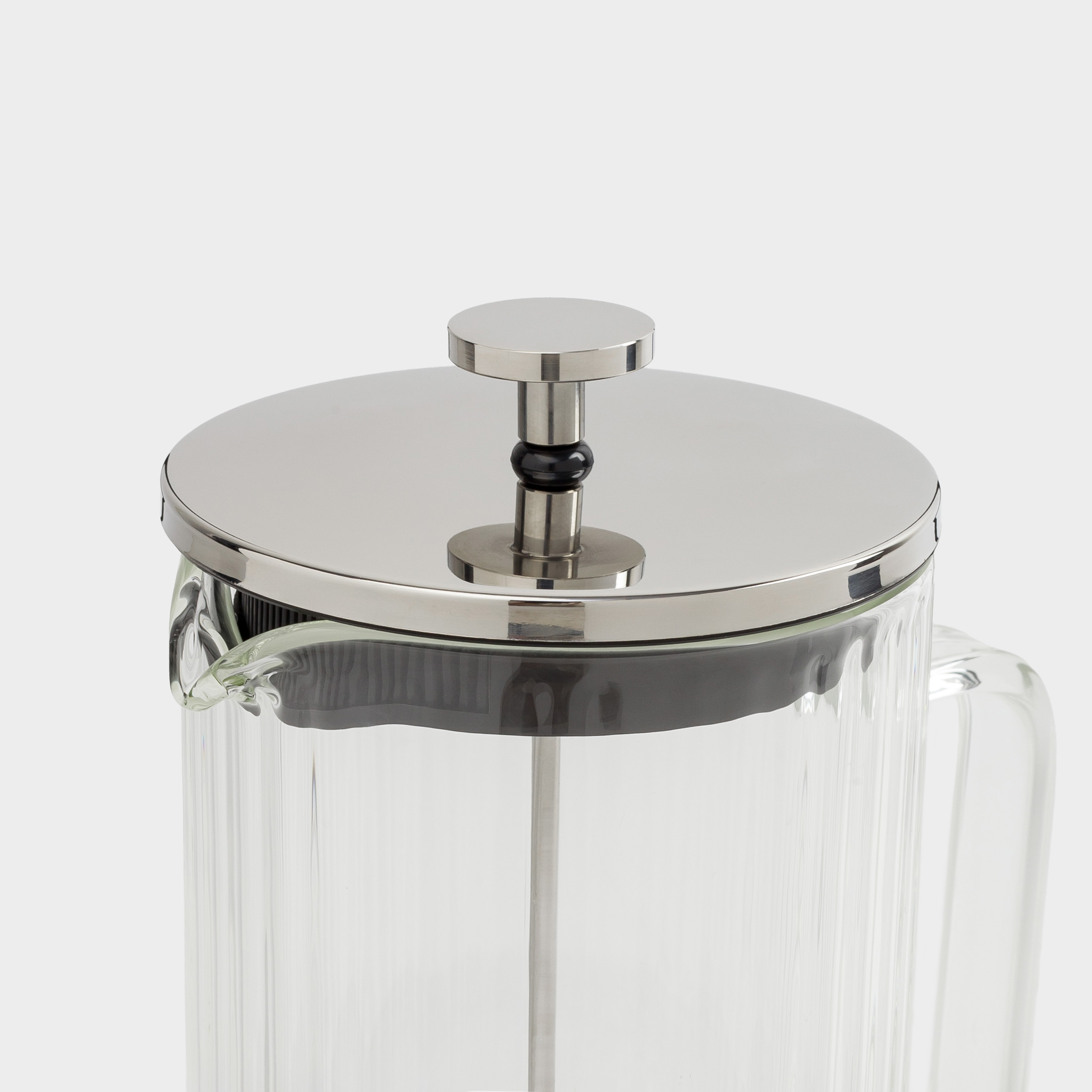 French press, 800 ml, glass B, Air ribby, image-3