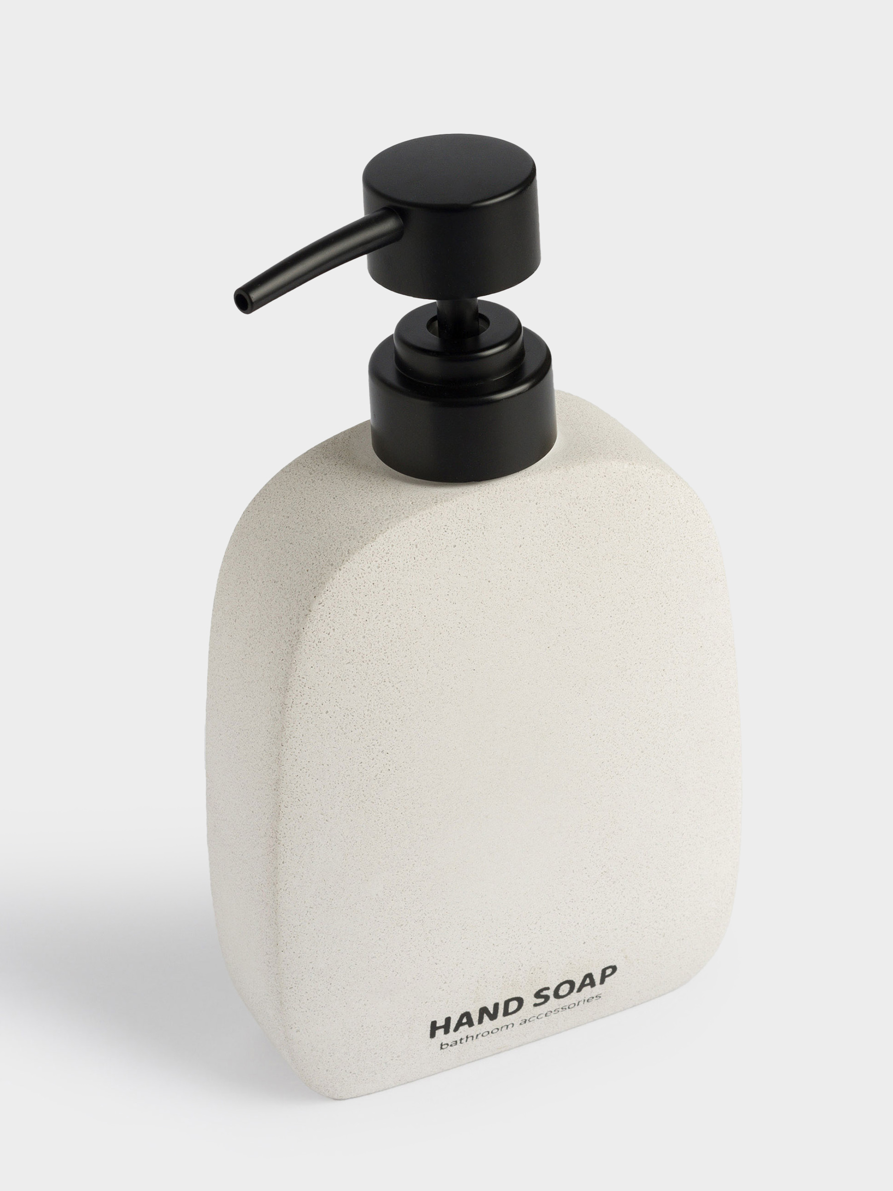 Liquid soap dispenser, 160 ml, cement / plastic, Sand, Severe