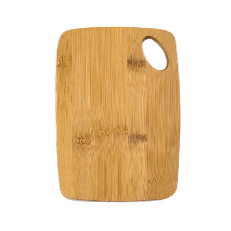 Cutting board, 20х15 cm, rectangular, rounded, bamboo, Bamboo
