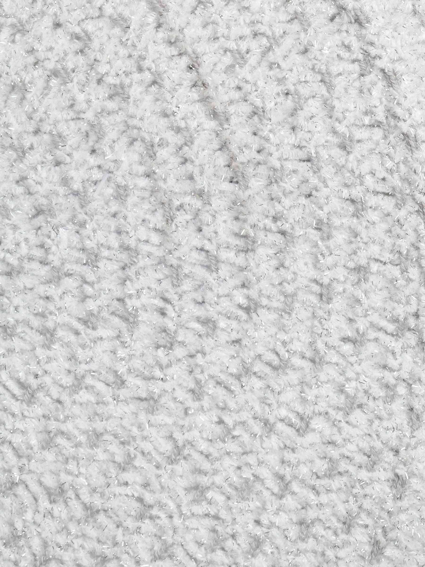 Placemat, 38 cm, chenille, round, silver-gray, Chenill, image-1