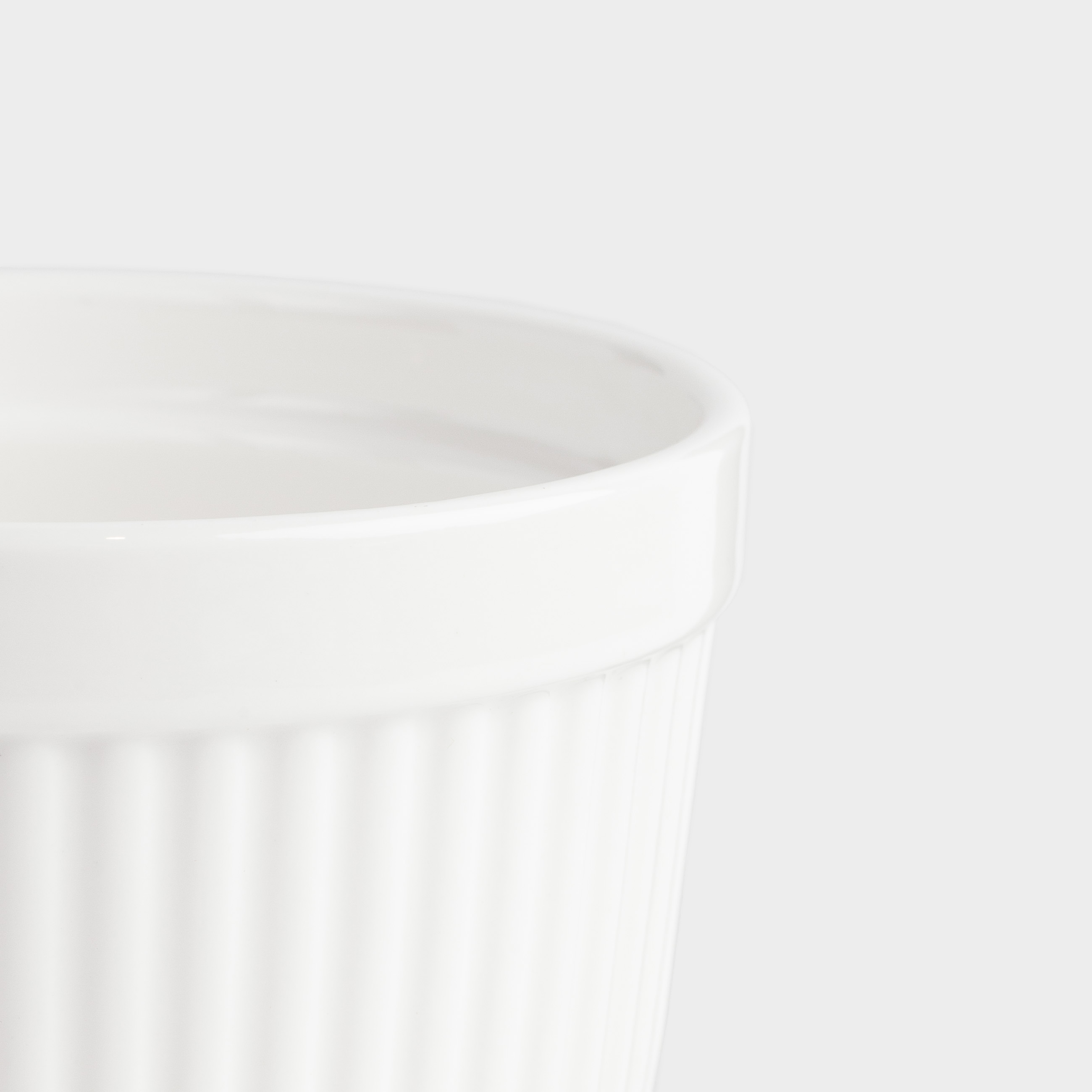 Cocotte, 10 cm, 250 ml, porcelain N, white, Ramekin, Aesthetic