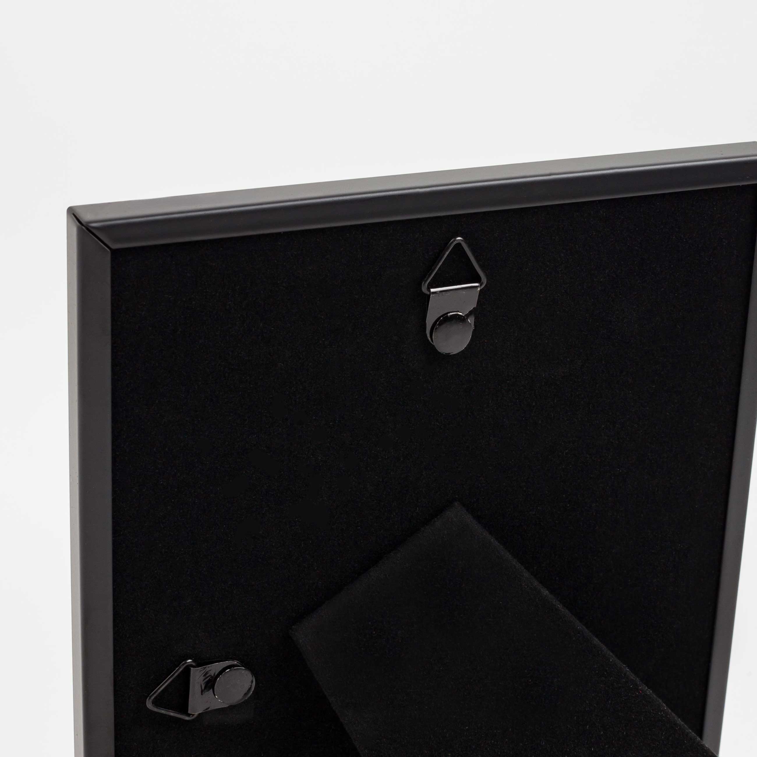 Photo frame, 18x13 cm, metal / glass, Black, Frames