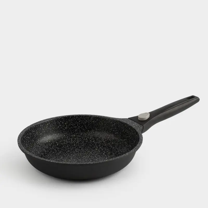 Frying pan, 24 cm, removable handle, coated, aluminum, Solution 2, image-0