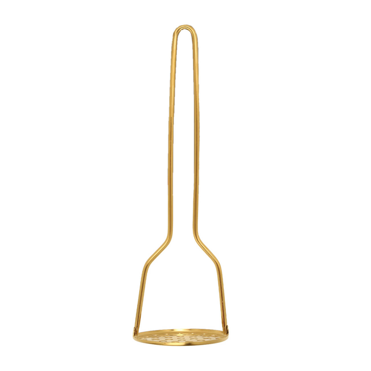 Puree press, 28 cm, steel, golden, Device gold