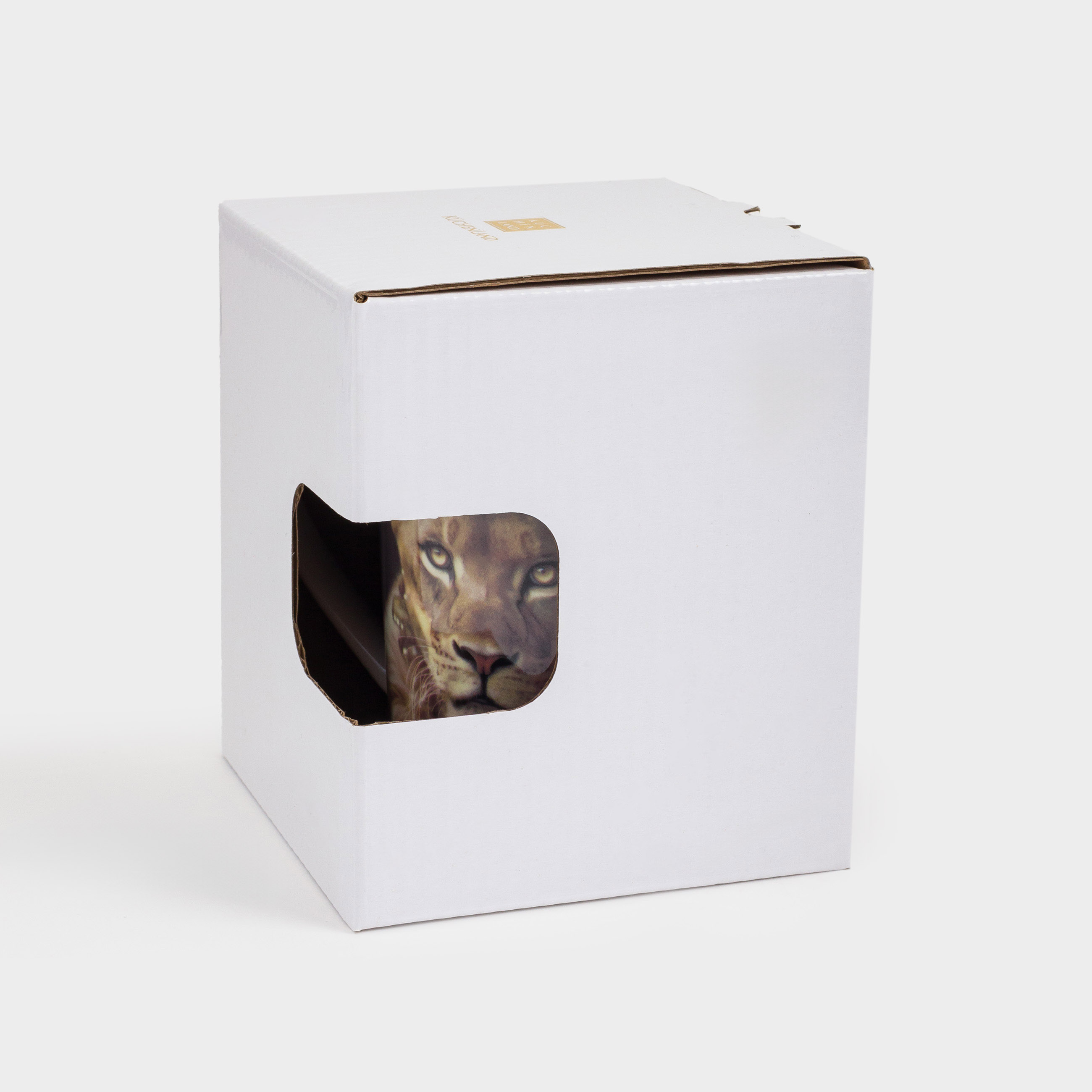 Mug, 450 ml, porcelain F, color, Lioness, Brutal style, image-5