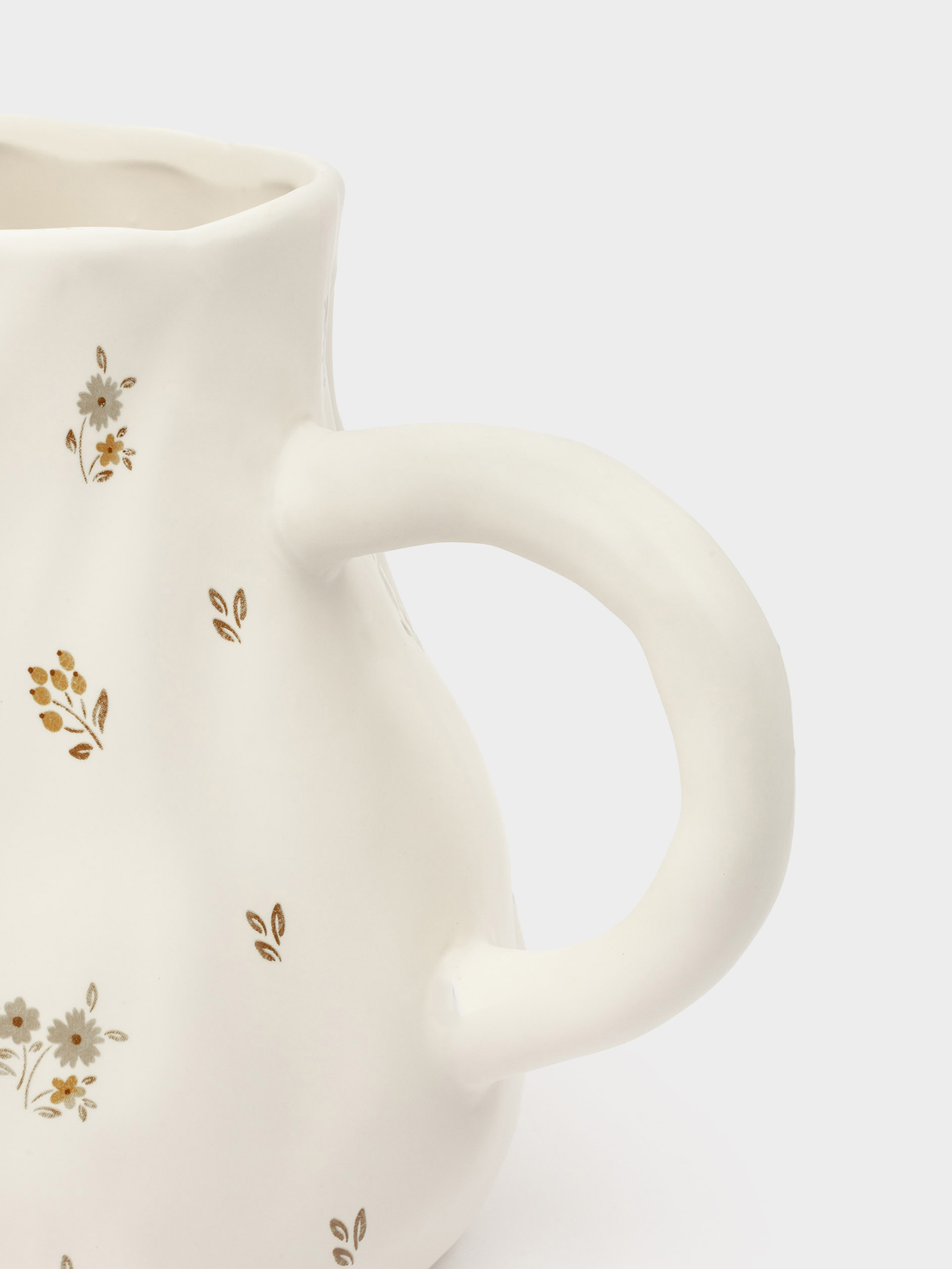 Jug, 1,6 l, ceramic, milk, Vintage flowers, La flore, image-4