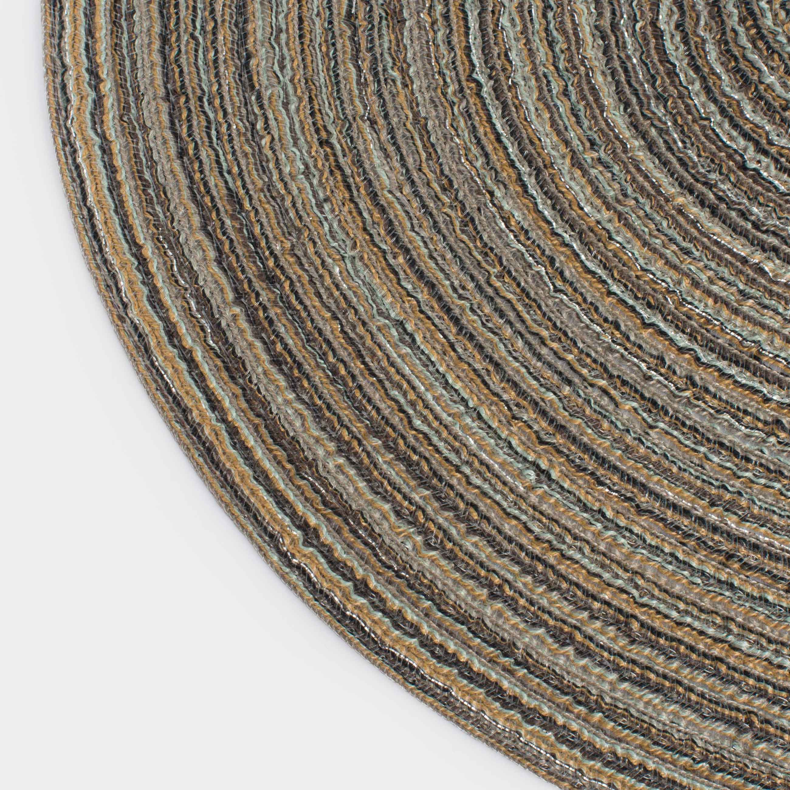 Placemat, 30x45 cm, polyester, oval, gray-brown, Rotary, image-2