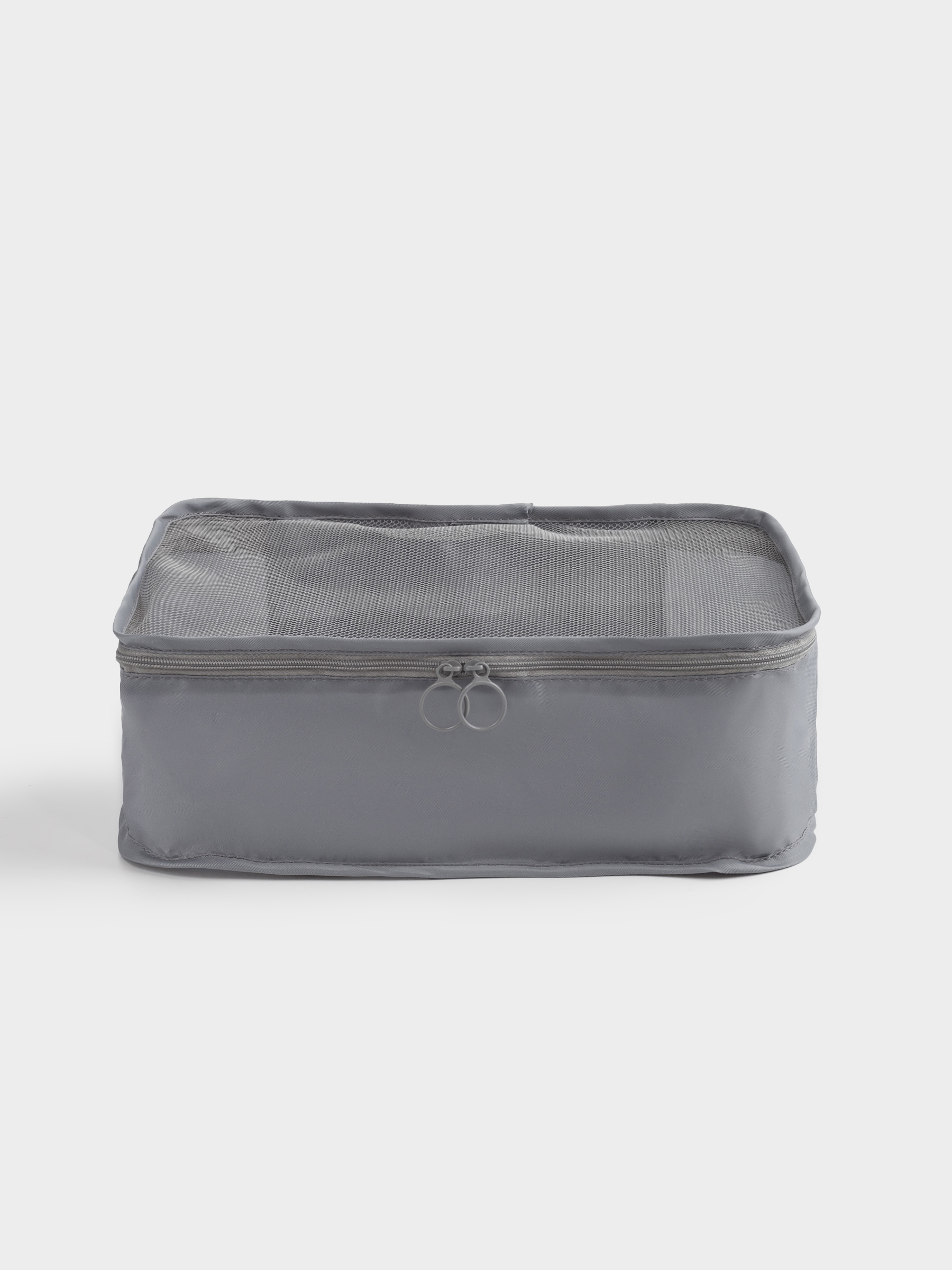 Clothing organizer, 32x23x11 cm, twill, grey, Travel comfort, image-1