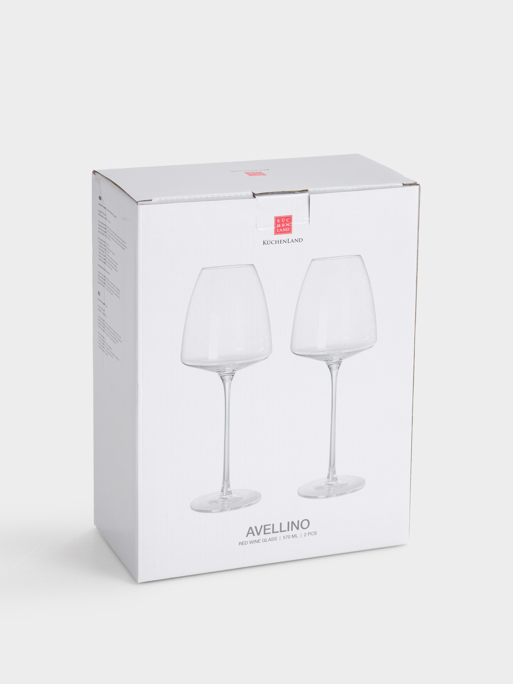 Drinking glass, 570 ml, 2 pcs, crystal glass, Avellino, image-5