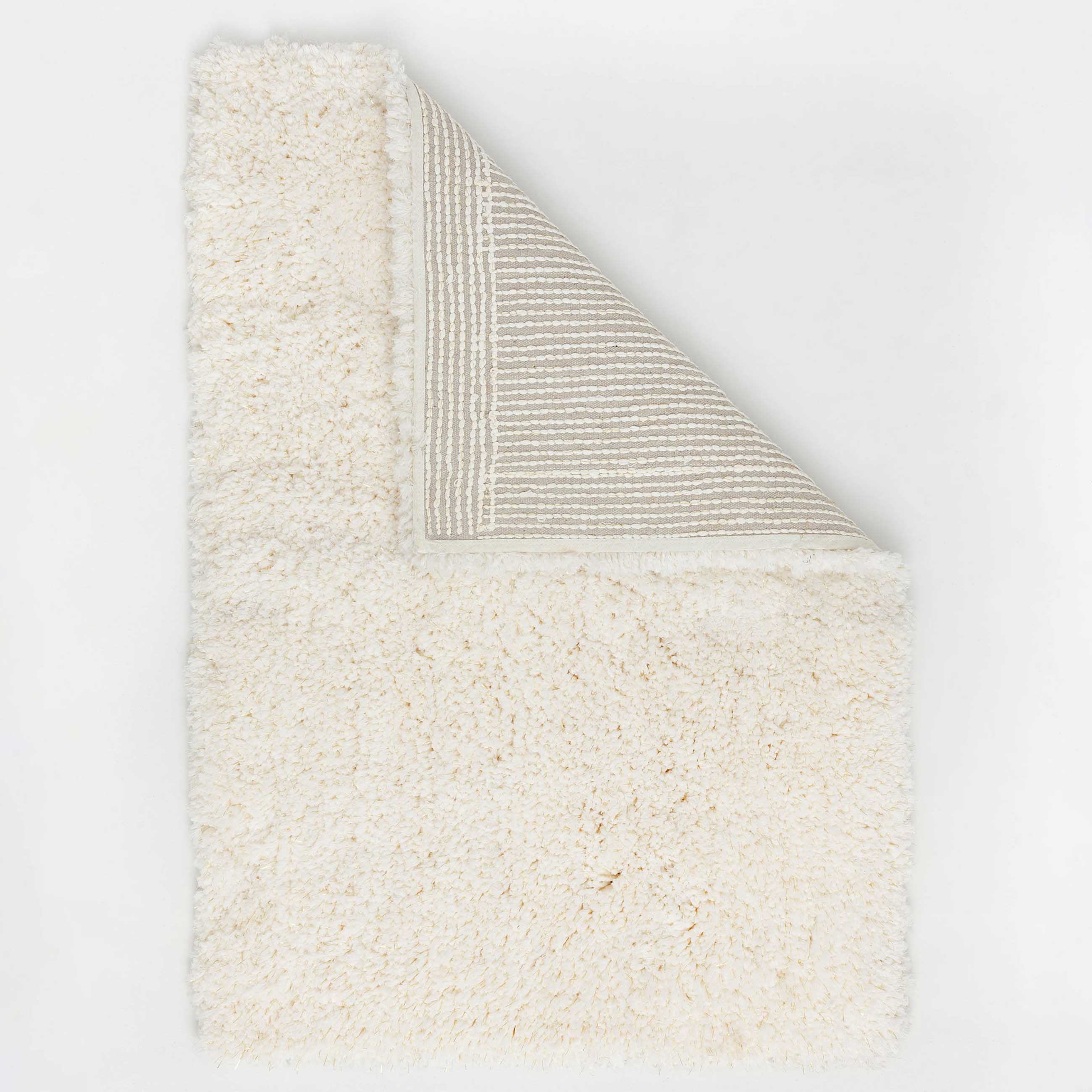 Mat, 60x90 cm, anti-slip, polyester/cotton, golden beige, Spark, image-2