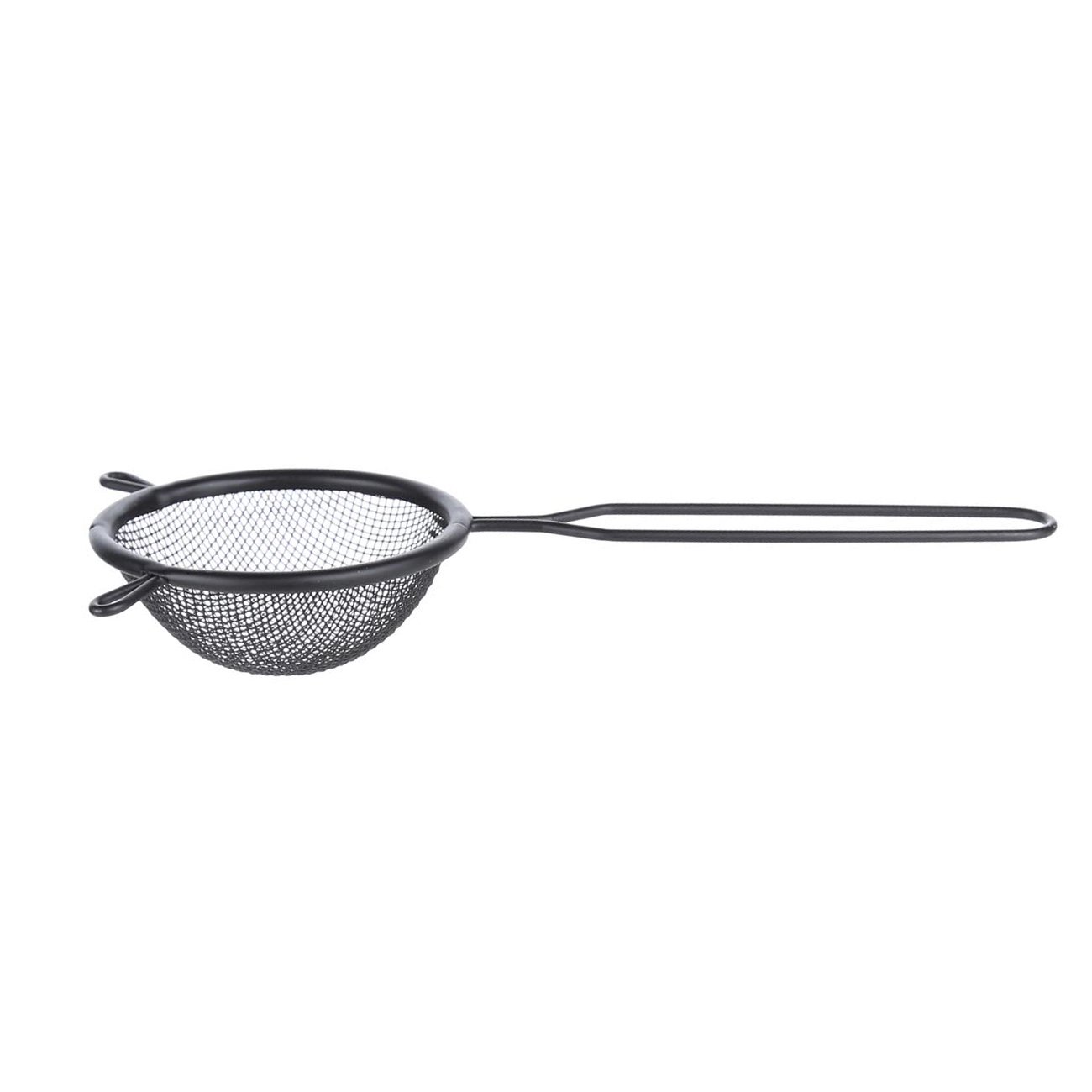 Sieve, 8 cm, with handle, metal, Black, X-Loft, image-0