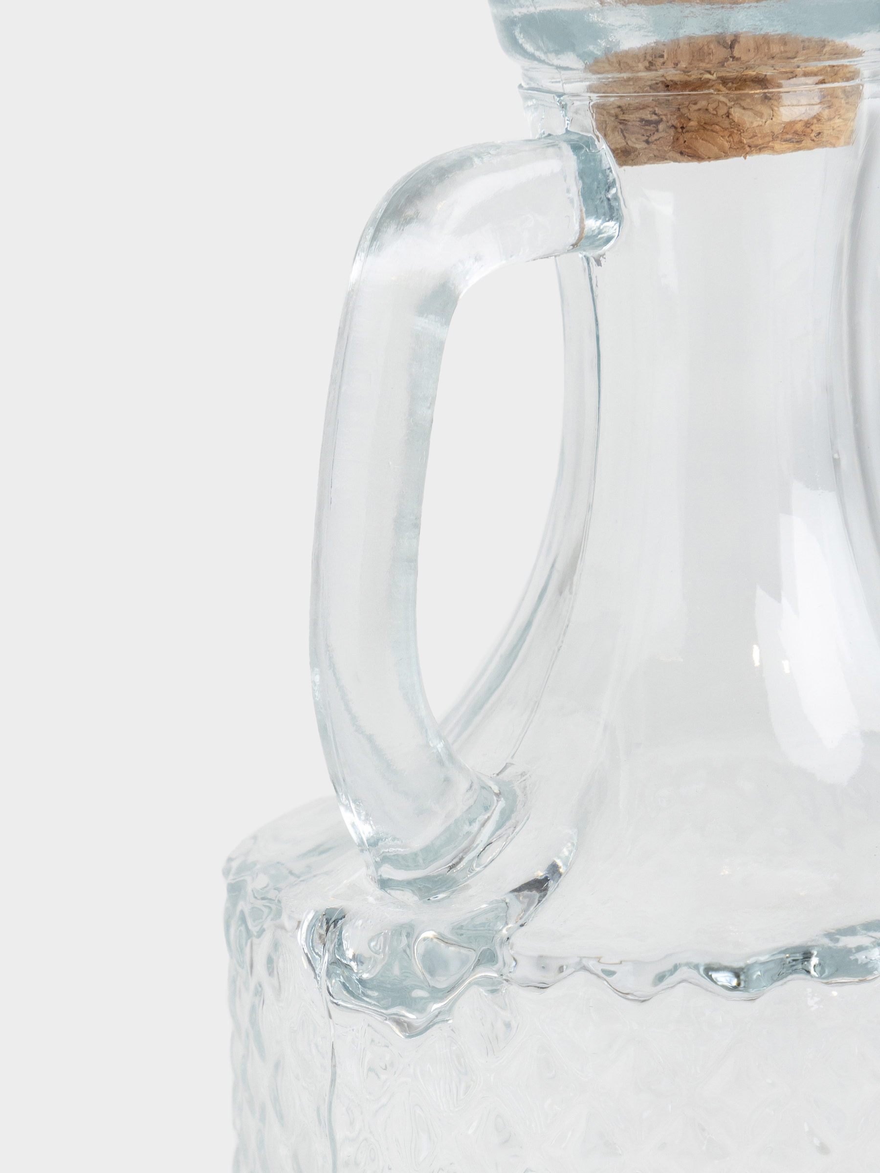 Oil or vinegar container, 400 ml, with handle, glass R / stopper, Naiad, image-4