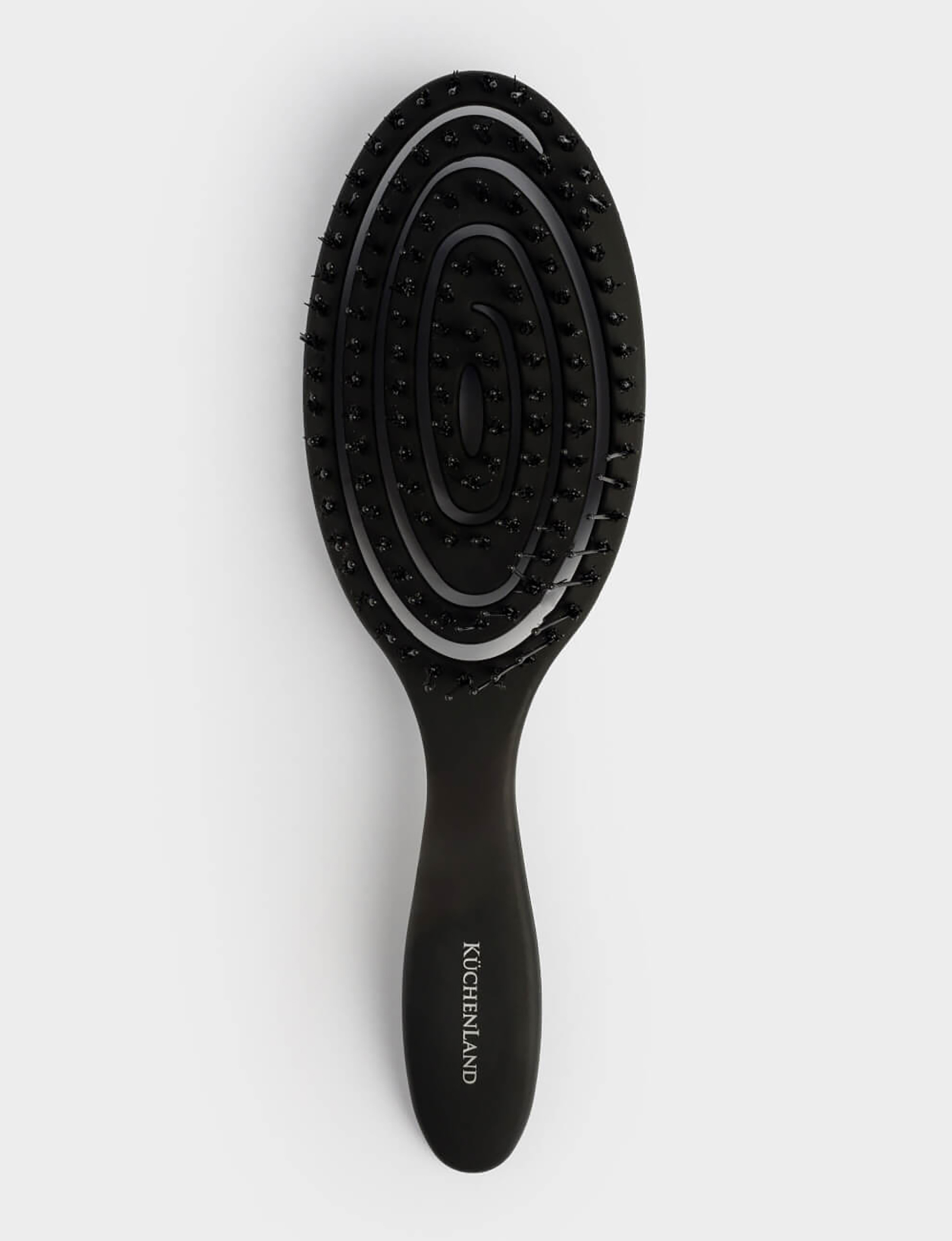 Hair massage comb, 22 cm, plastic, black, Zipo new, image-0