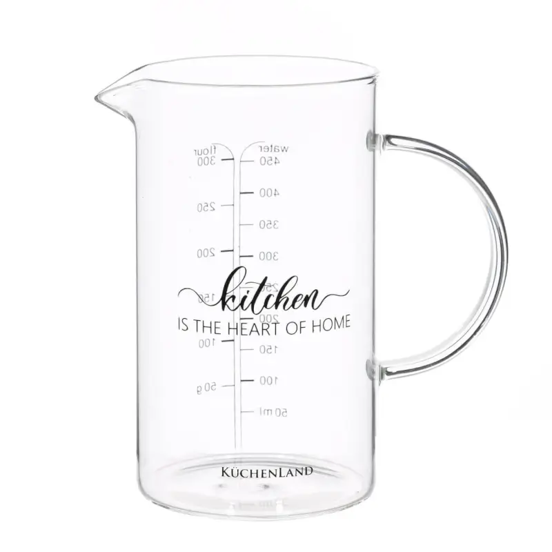 Measuring capacity, 500 ml, glass B, Kitchen, Scroll