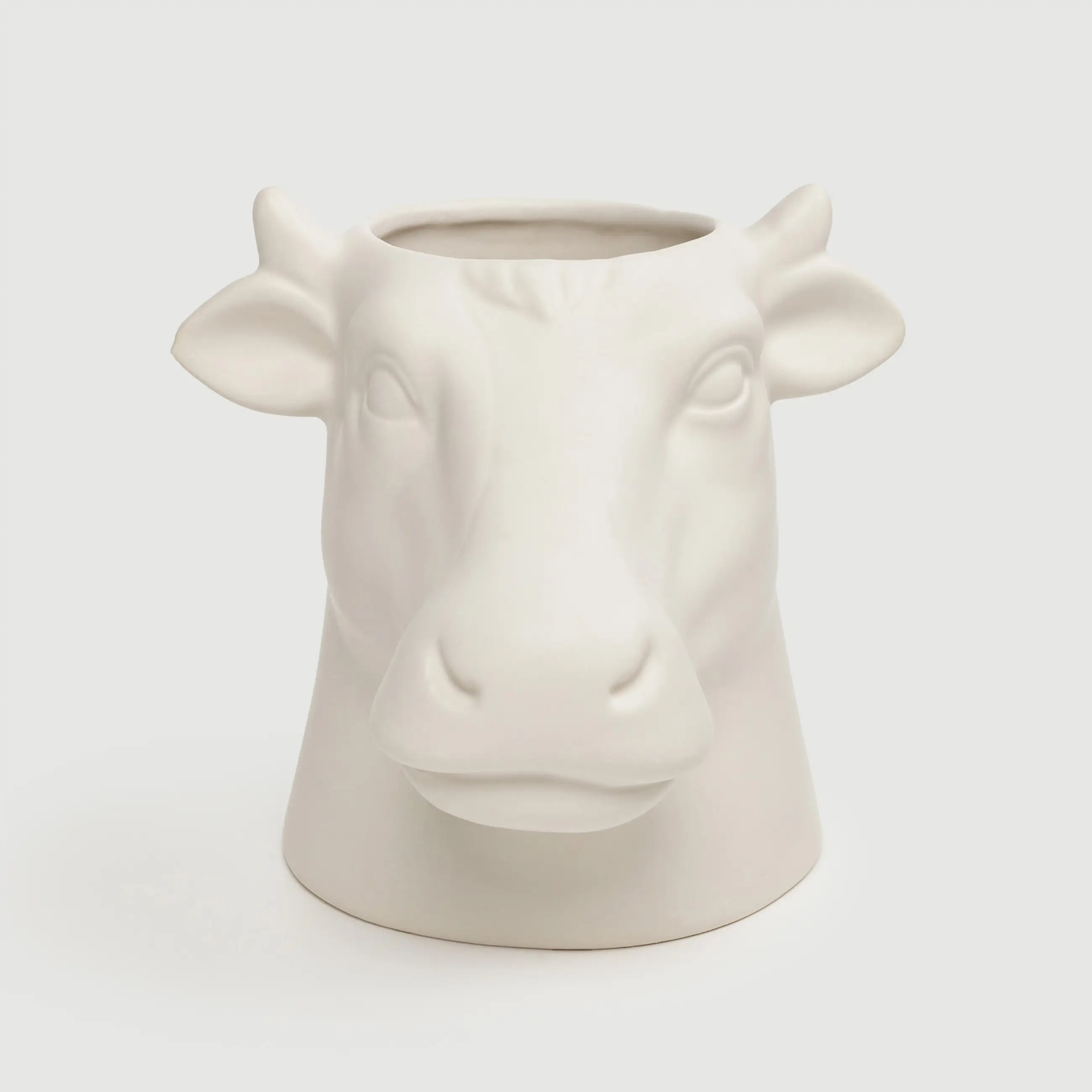 Kitchen accessories stand, 15 cm, ceramic, white, Cow, Polar bull, image-0