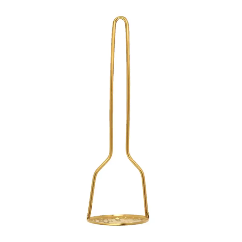 Puree press, 28 cm, steel, golden, Device gold