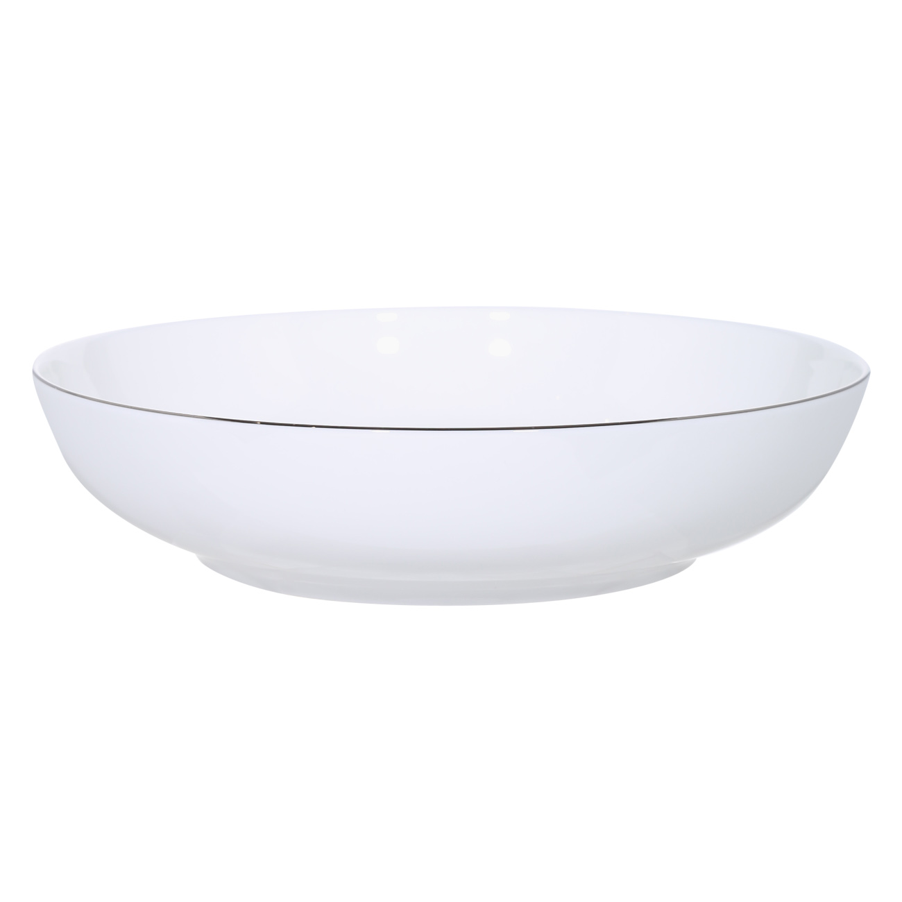 Dining set, 6 pers, 18 pr, porcelain F, white, Ideal silver
