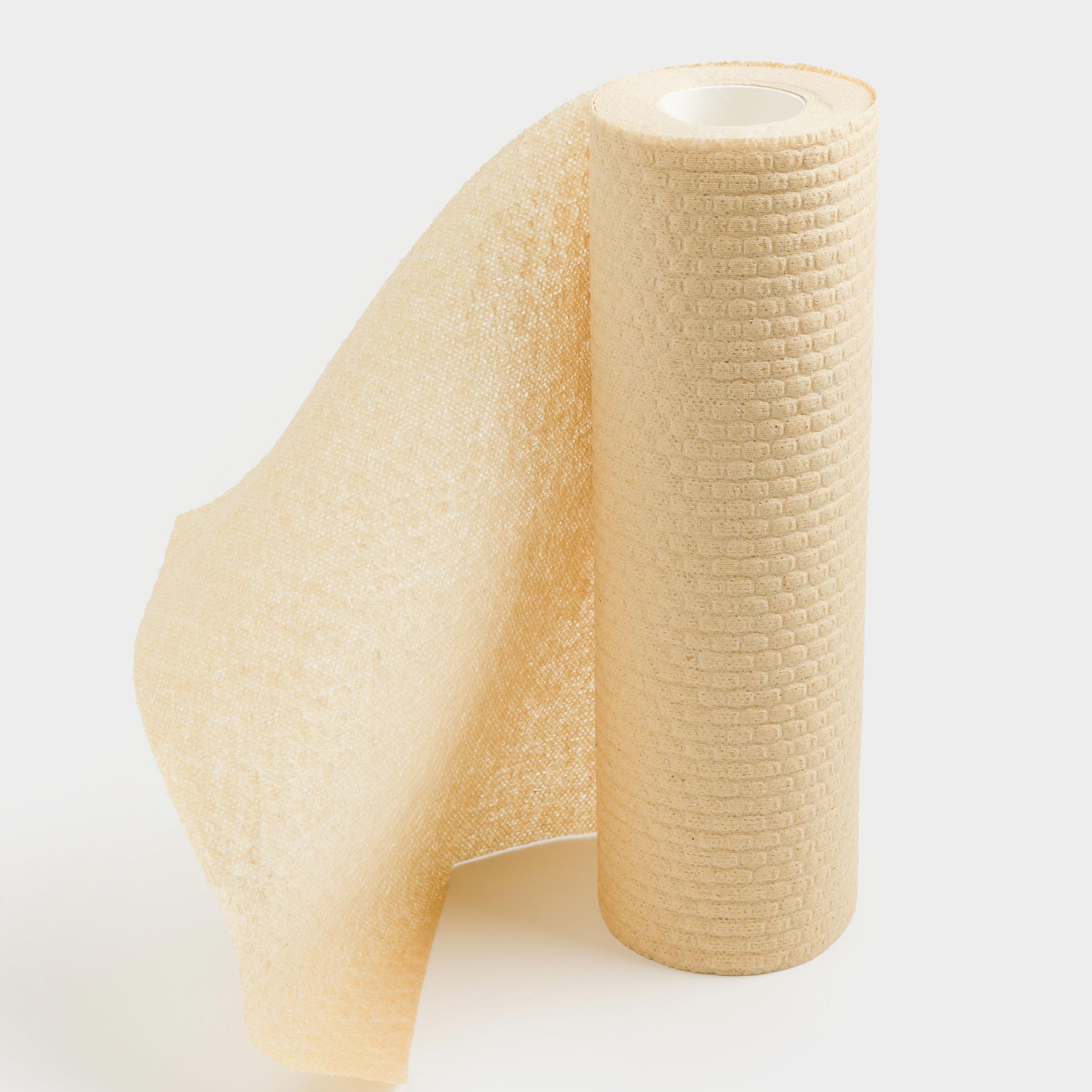 Rolled towels, 25x25 cm, 50 pcs, beige, Roll