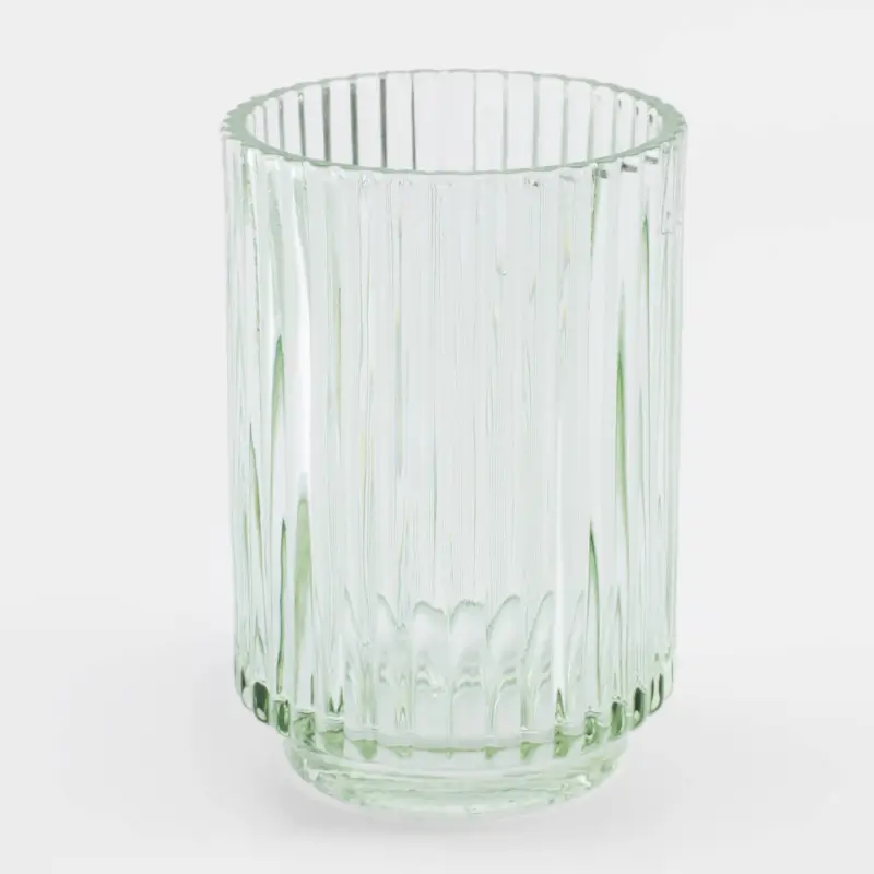 Bathroom tumbler, 11 cm, Glass, Green, Ribby
