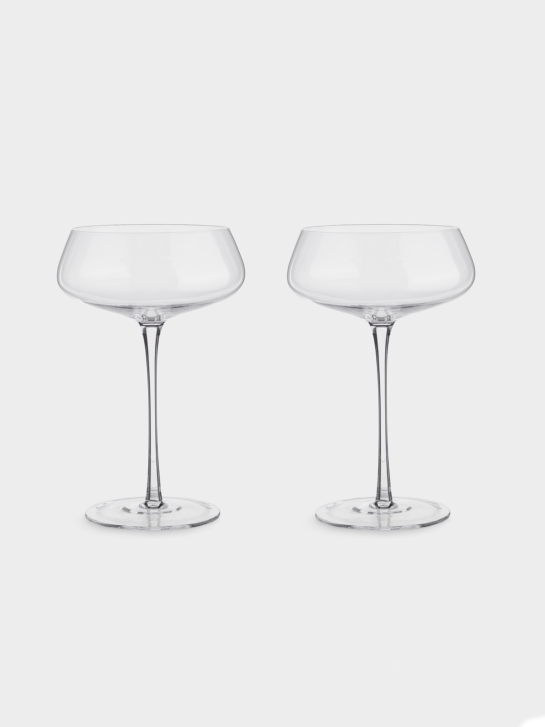 Champagne coupe glass, 300 ml, 2 pcs, crystal glass, Sondrio, image-0