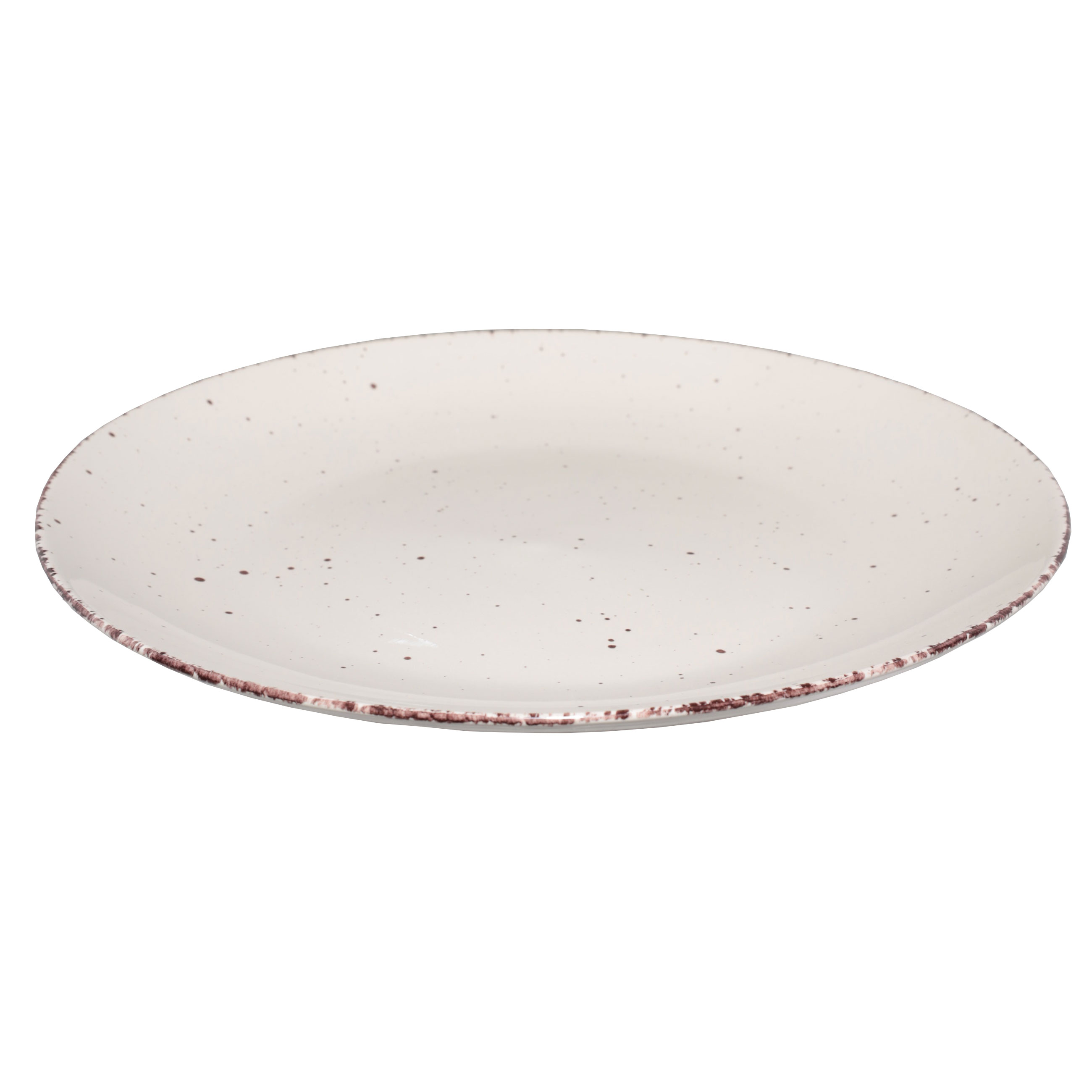 Dinner plate, 27 cm, 2 pieces, ceramic, beige, speckled, Speckled