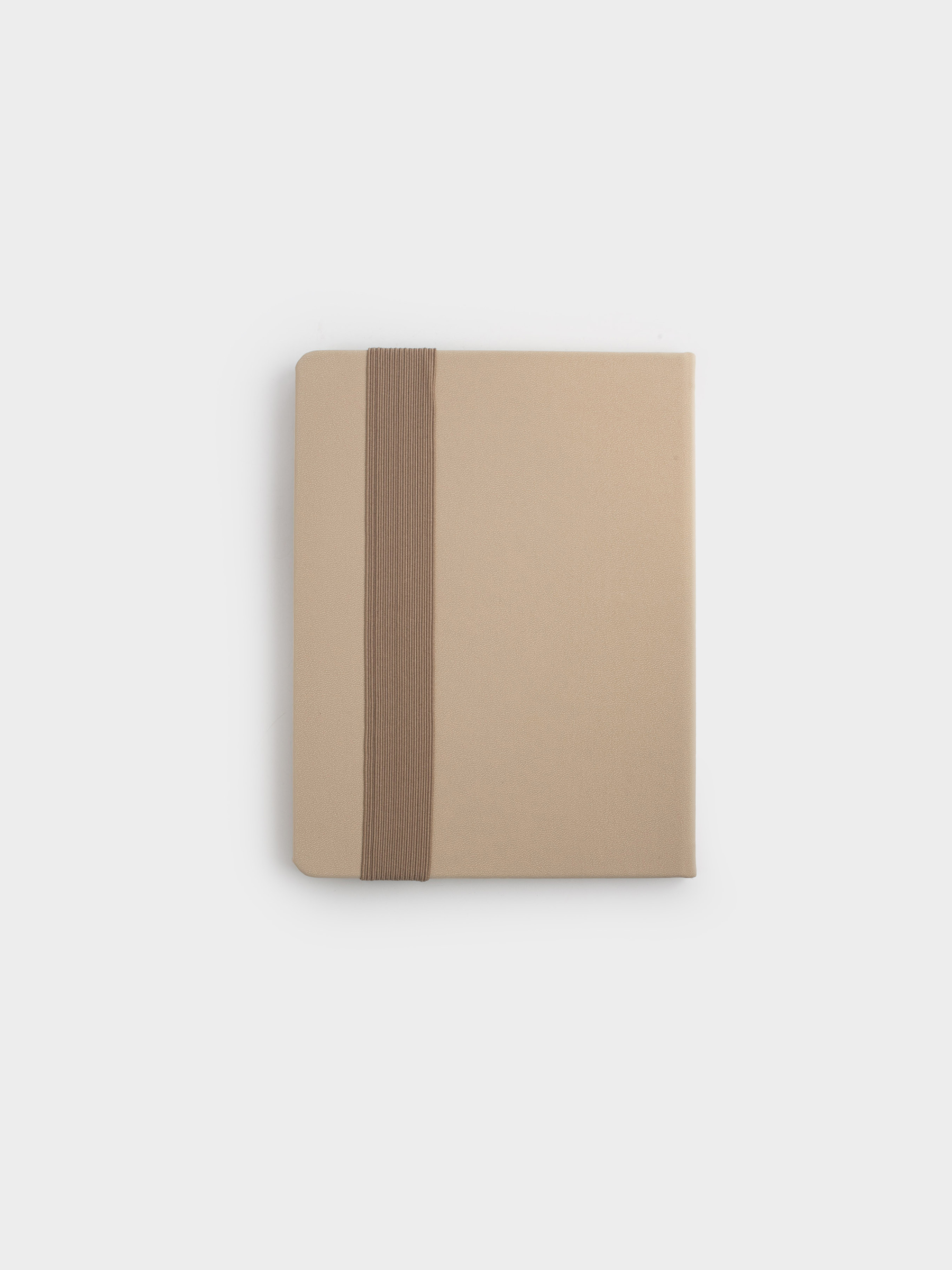 Notebook, with pen, 15x20 cm, 80 l, polyurethane, milky, B&G, image-6