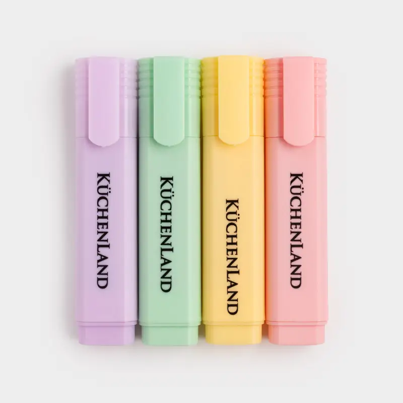 Set of text separators, 4 pcs, plastic, colored, Draw ,image-0