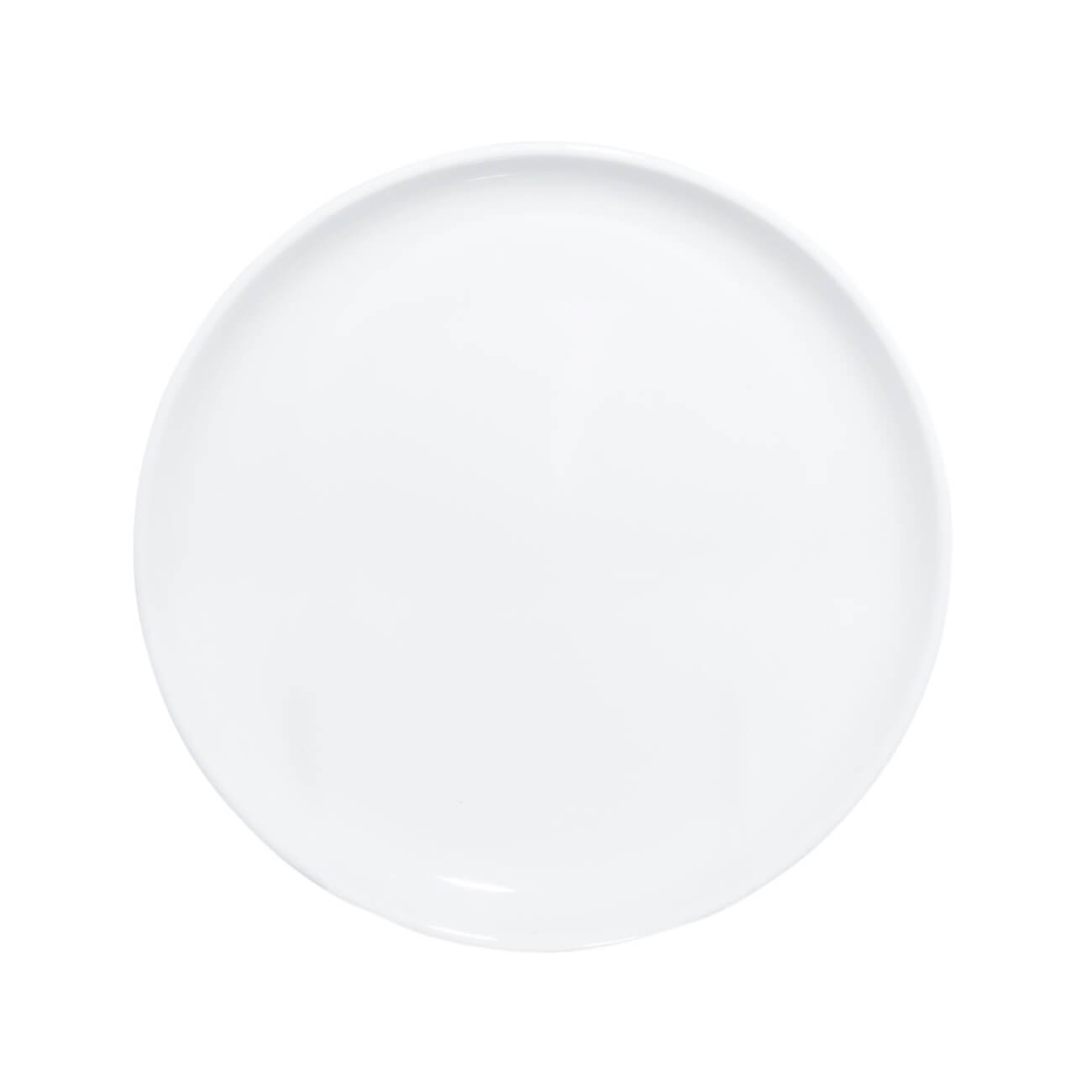Dessert plate, 20 cm, porcelain P, white, Silence