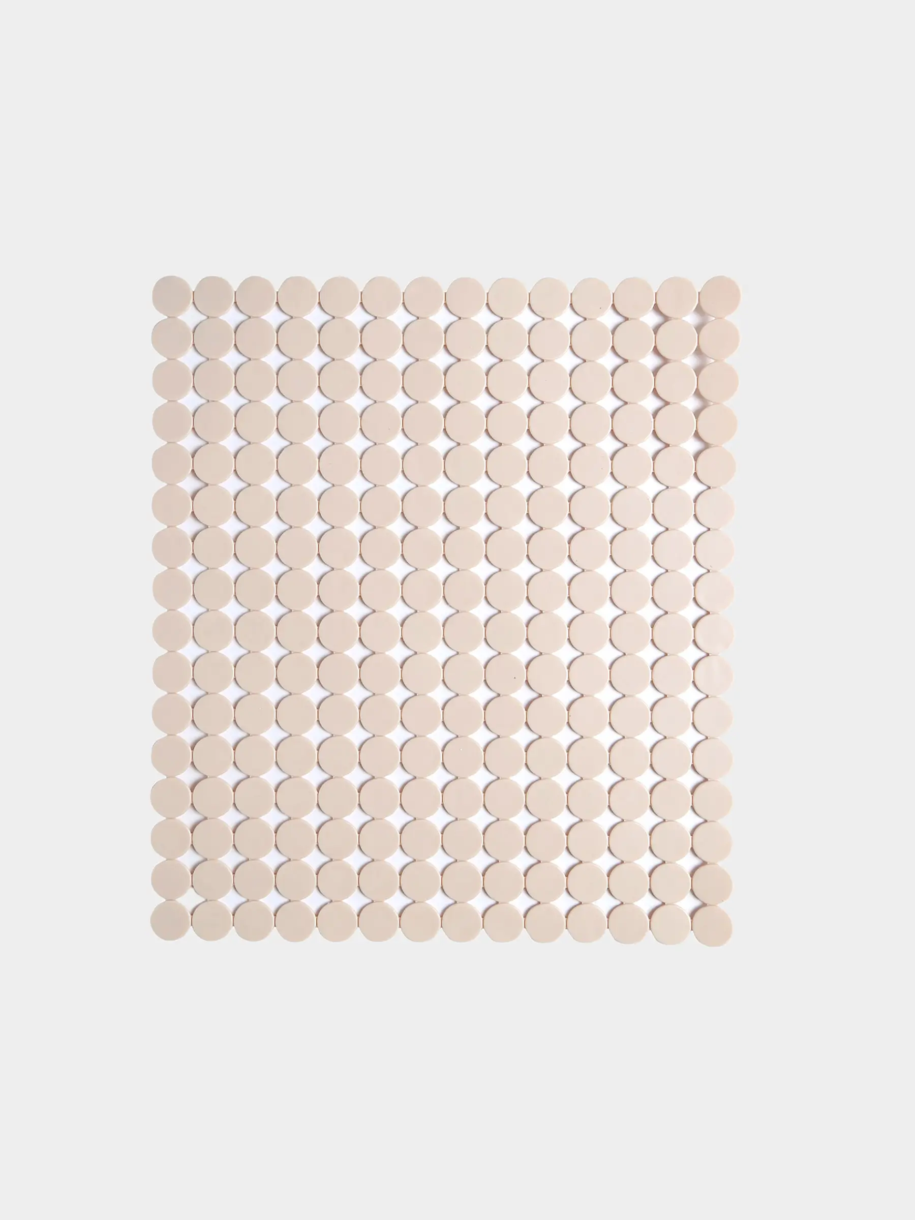 Kitchen sink mat, 31x27 cm, rubber, Rectangular, Beige, Keeping