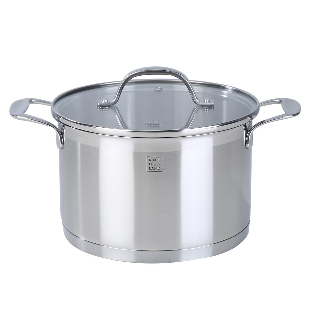 Pot with Lid, 22 cm, 4 l, Silver Stone