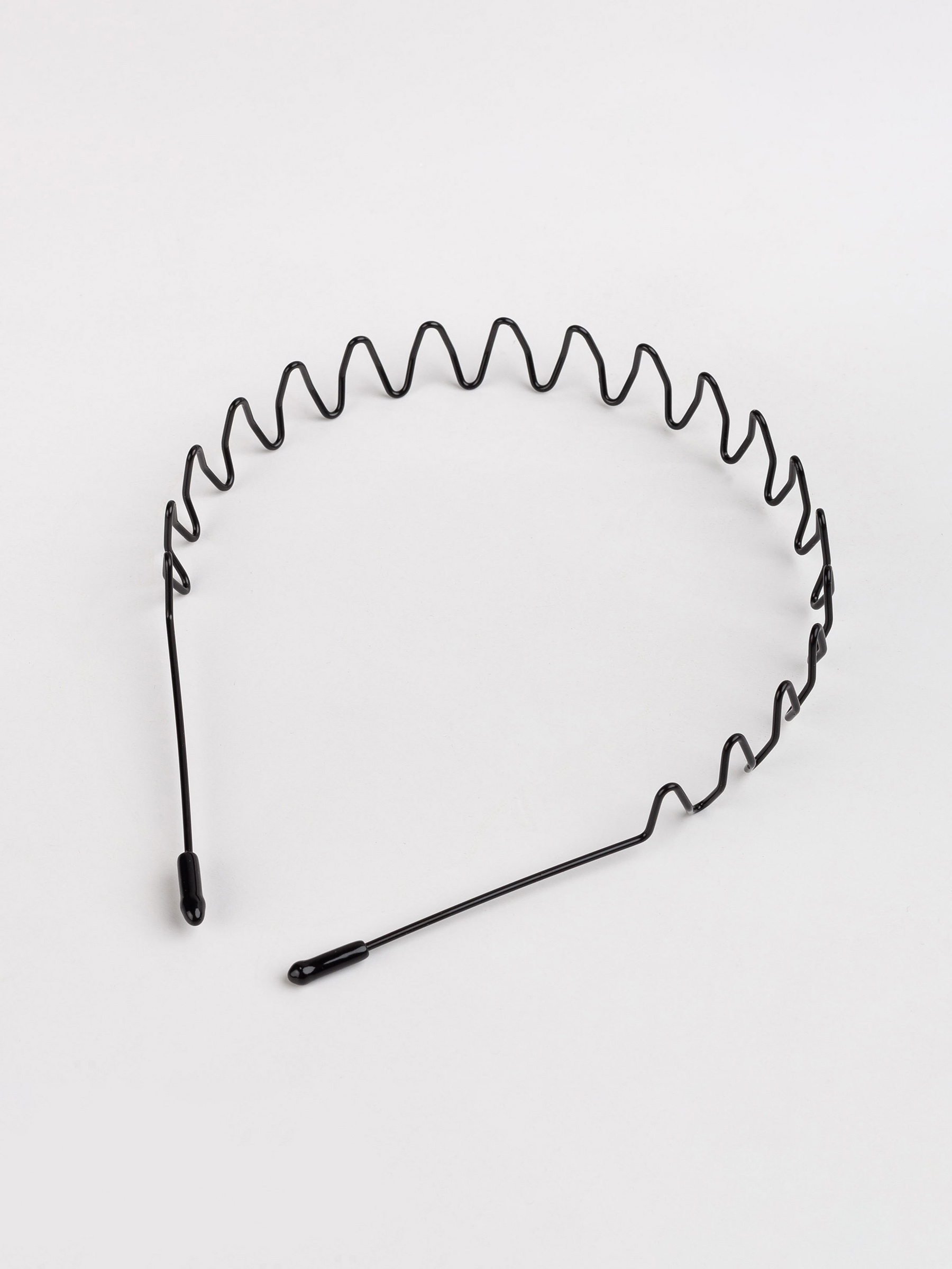 Hair band, 14x16 cm, metal, black, Wave, Fast, image-1