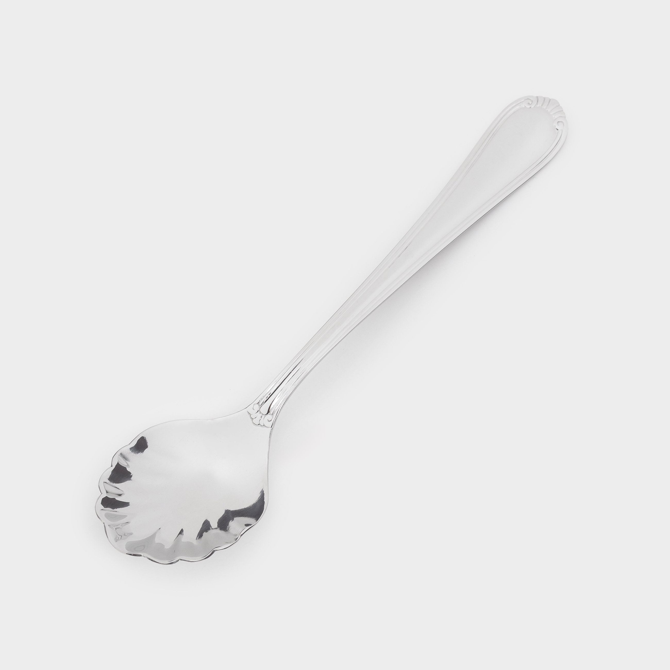 Dessert spoon, 16 cm, 2 pcs, steel, silver, Shell, Seaside, image-1