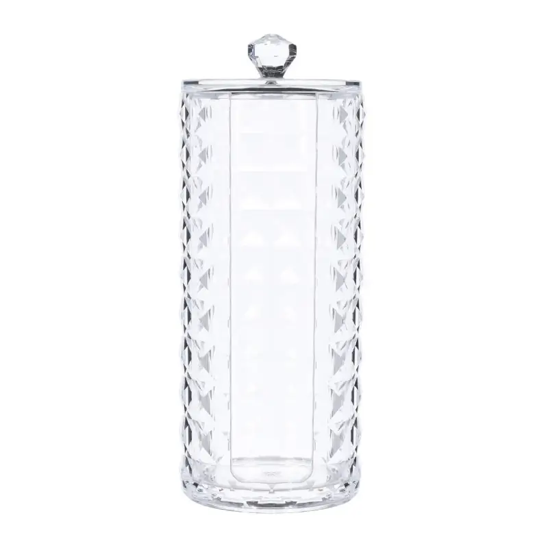 Cotton pad container, 18 cm, plastic, Kandy ,image-0